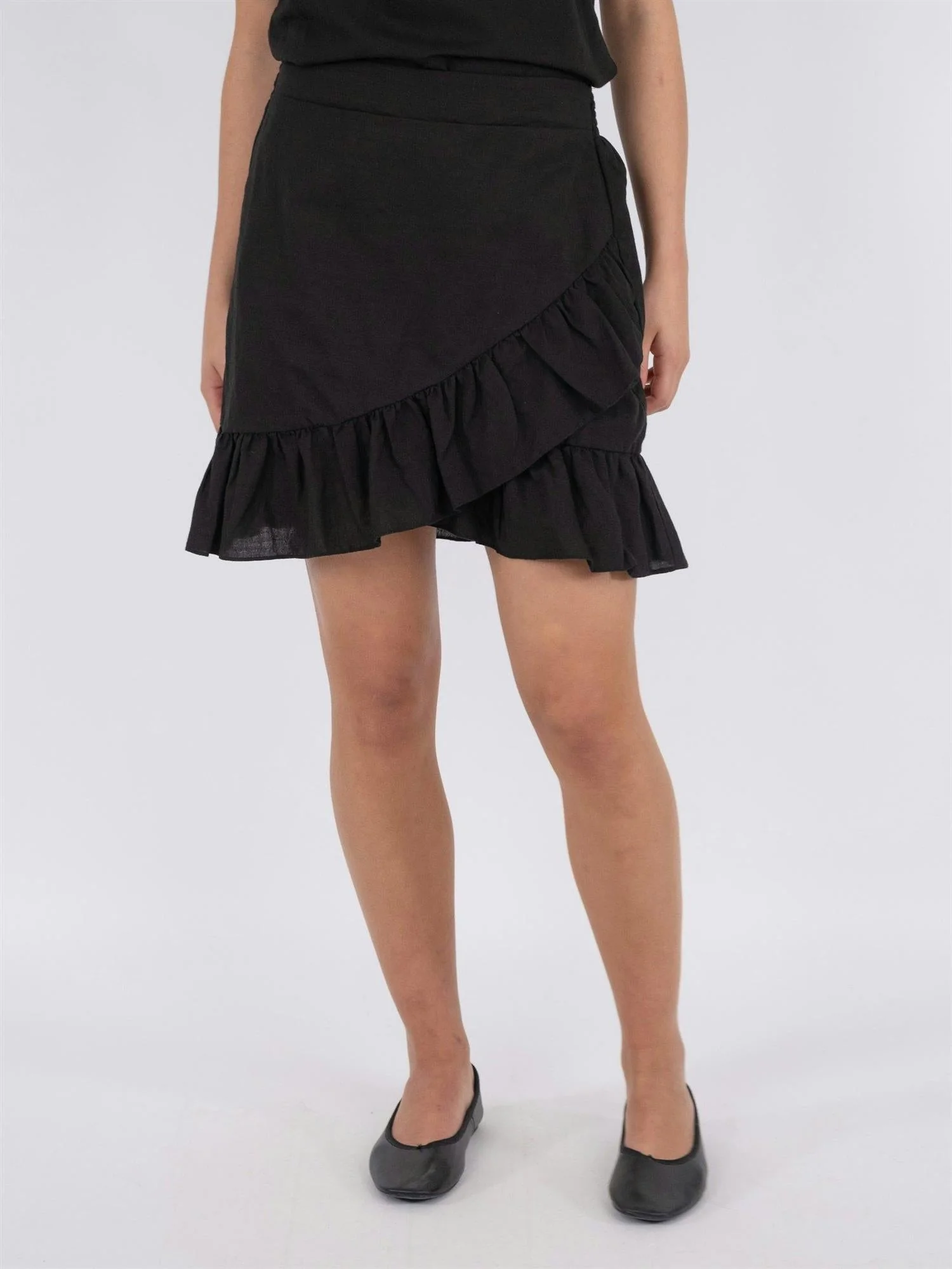 Bekka Linen Skirt Black - Image 7