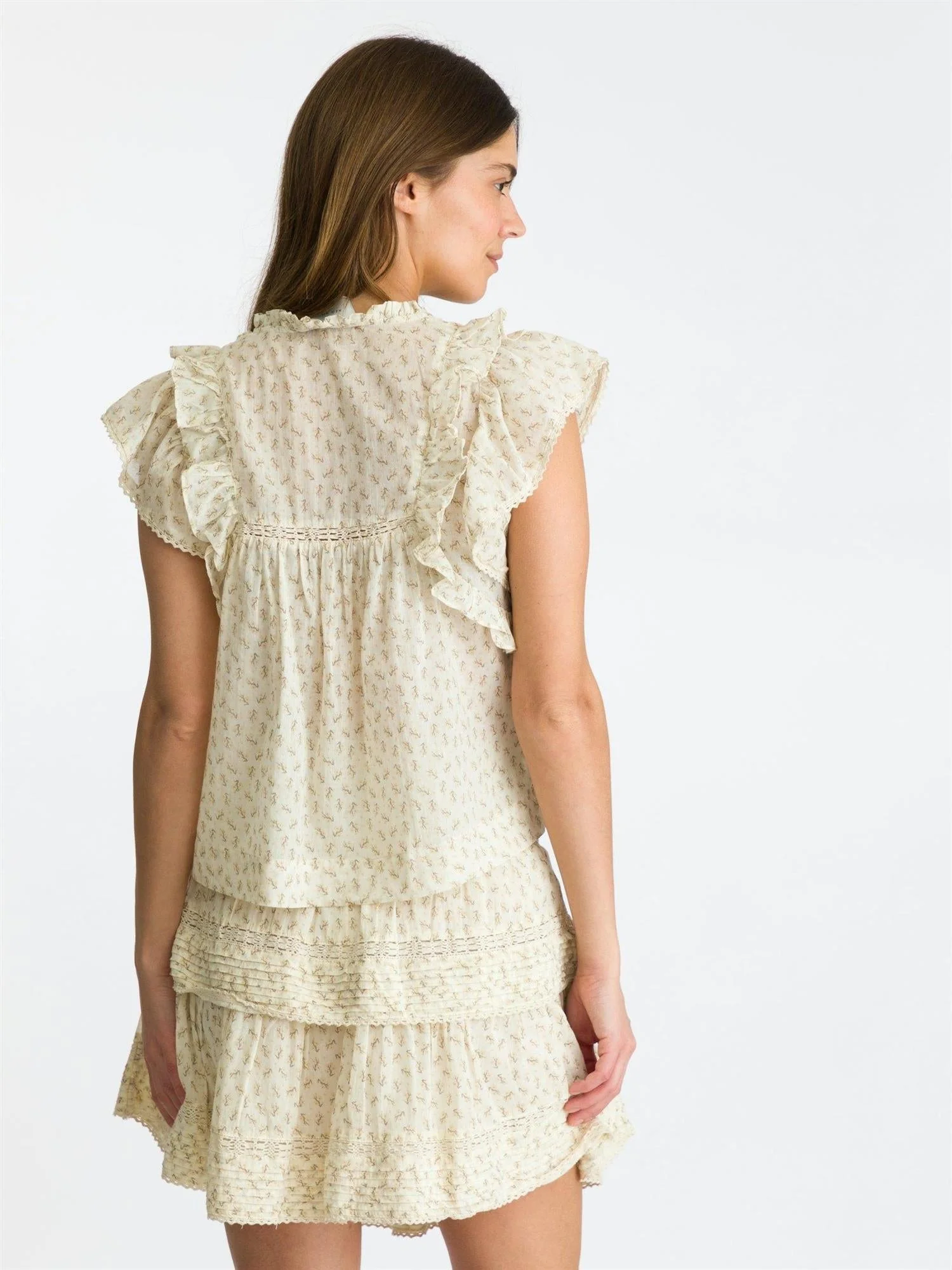 Jayla Basic Blossom Top Creme - Image 3