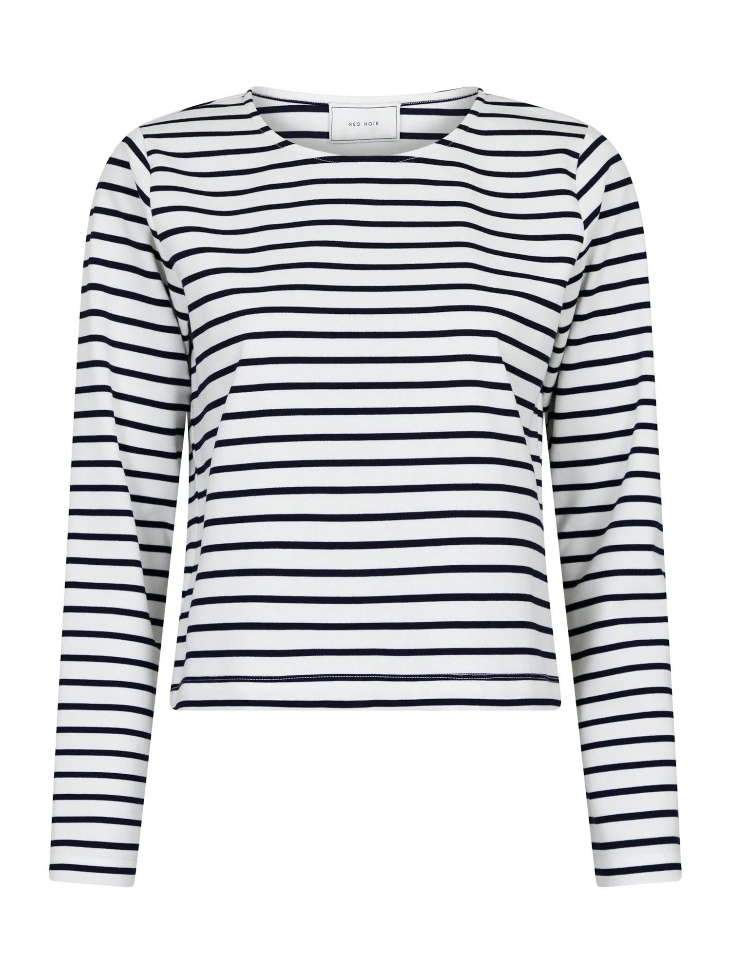 Claudio Stripe Blouse Navy - Image 2