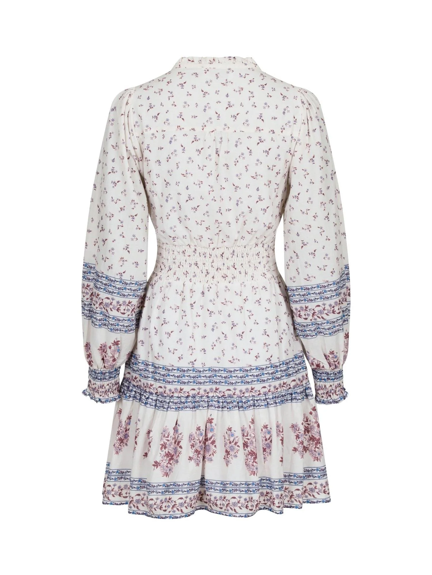 Malti Mini Border Dress Ash Rose - Image 8