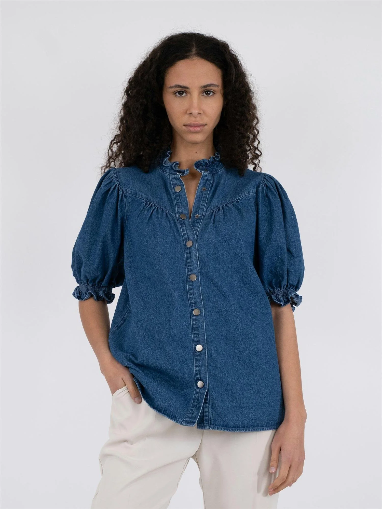 Avalon Denim Shirt Blue - Image 9