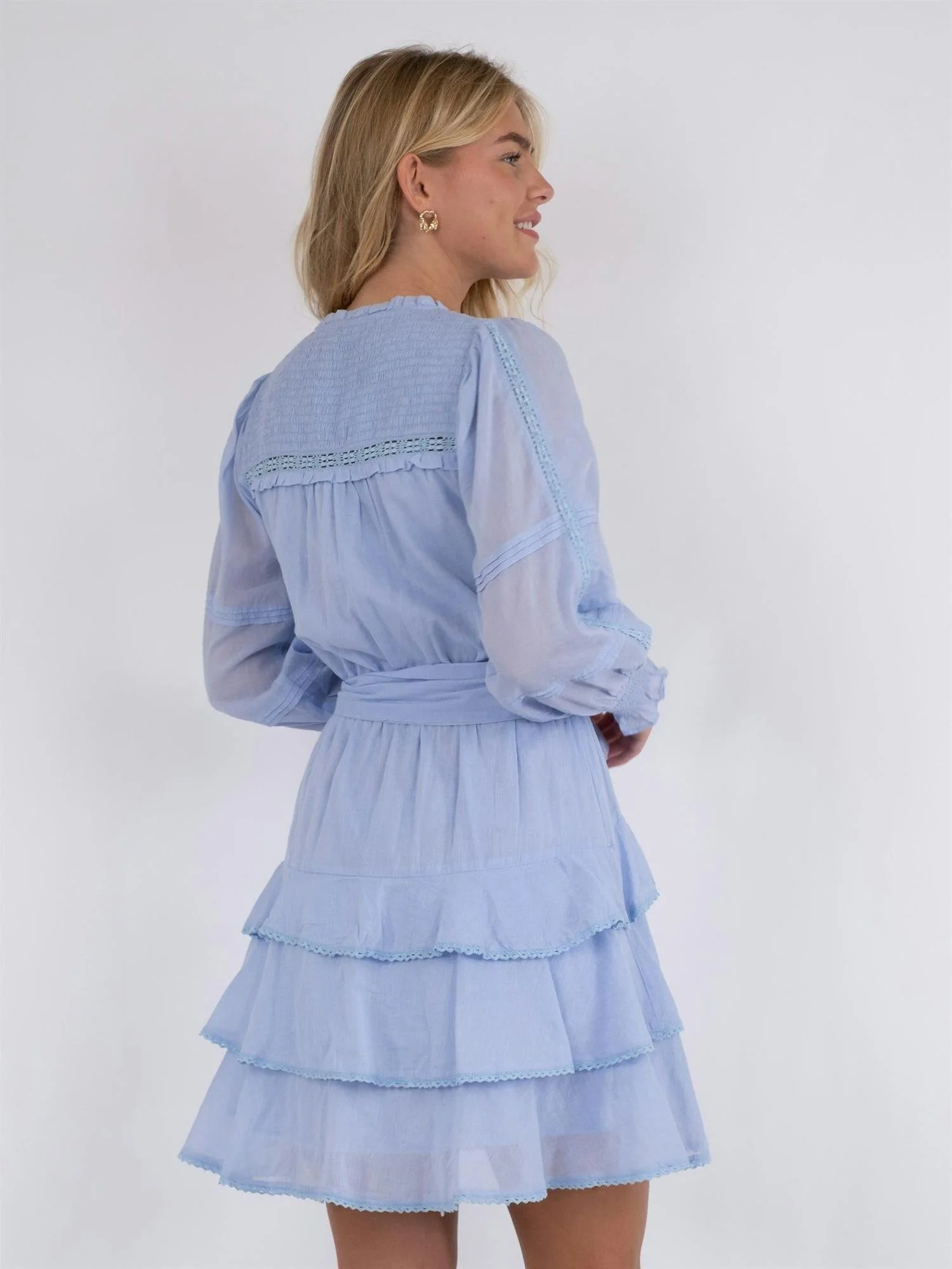 Ada S Voile Dress Light Blue - Image 5