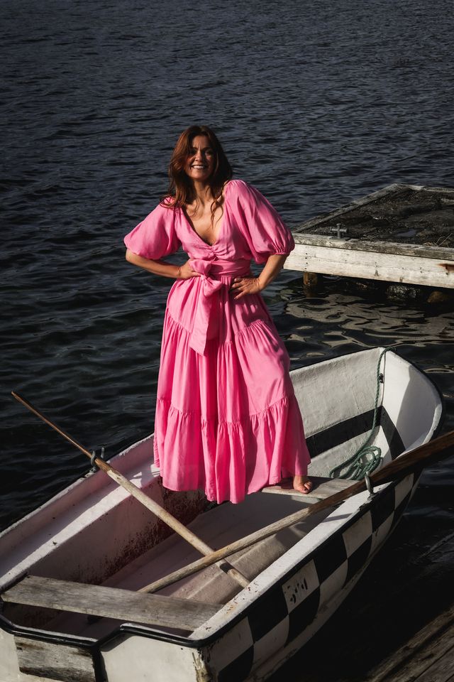 Napoli Long Dress Pink