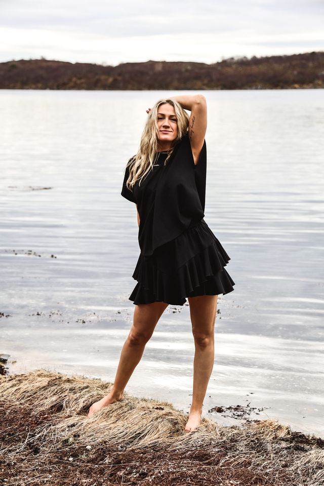 Jersey Skirt Shorts Black - Image 6