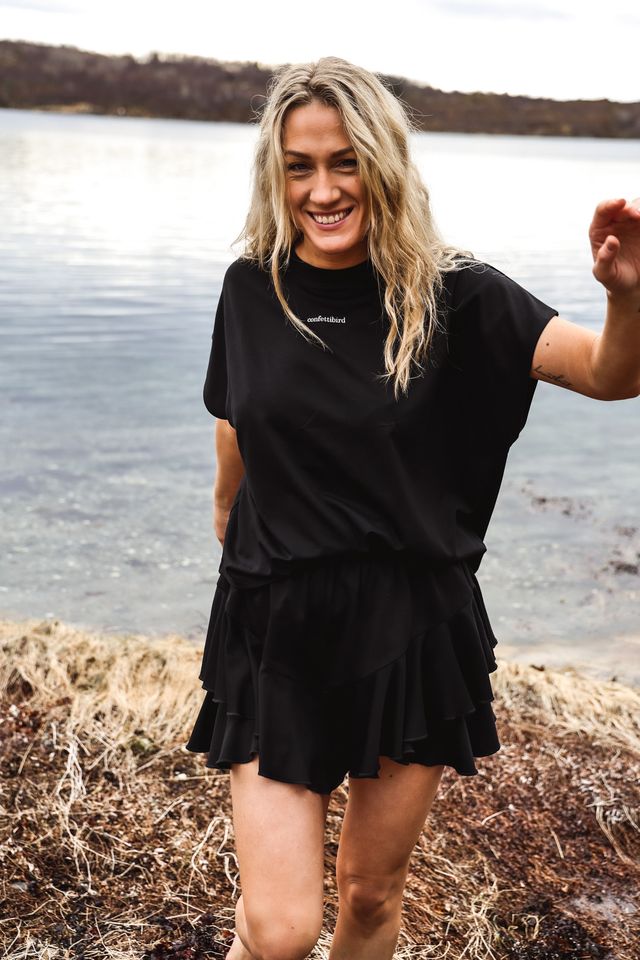 Jersey Skirt Shorts Black - Image 7
