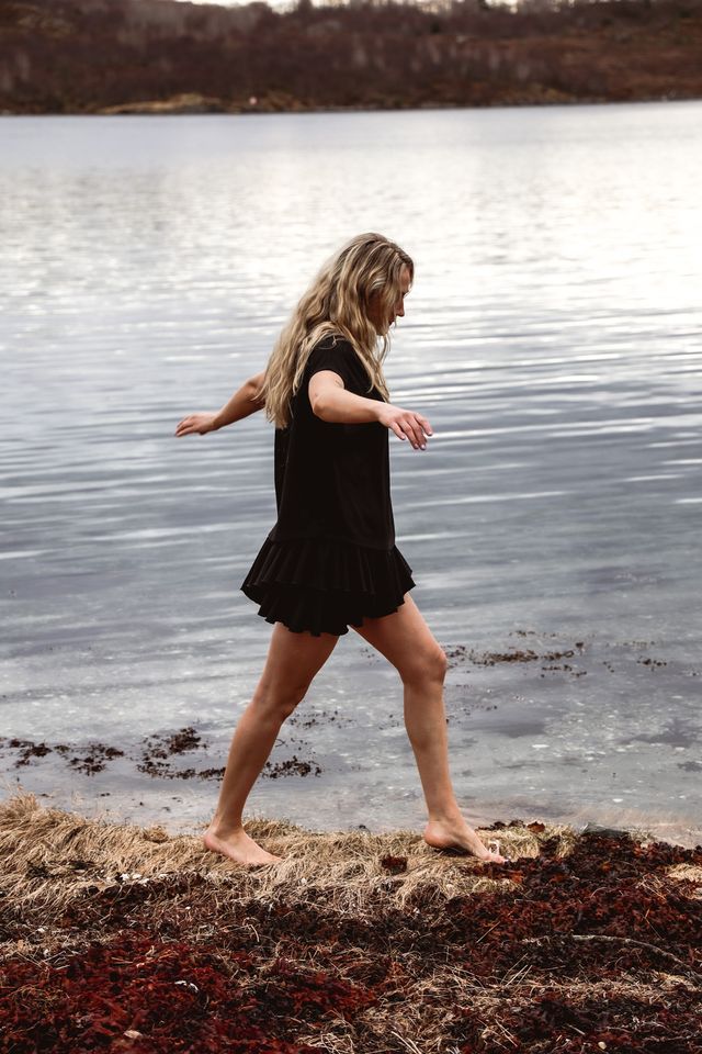Jersey Skirt Shorts Black - Image 8