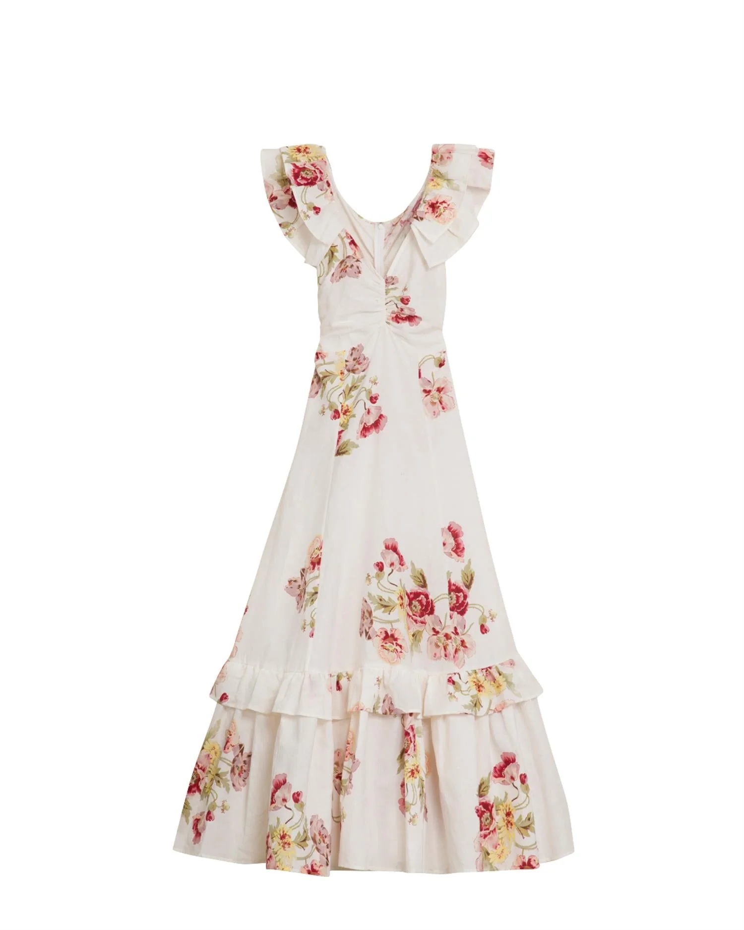 Linen Flounce Dress Rosette - Image 2