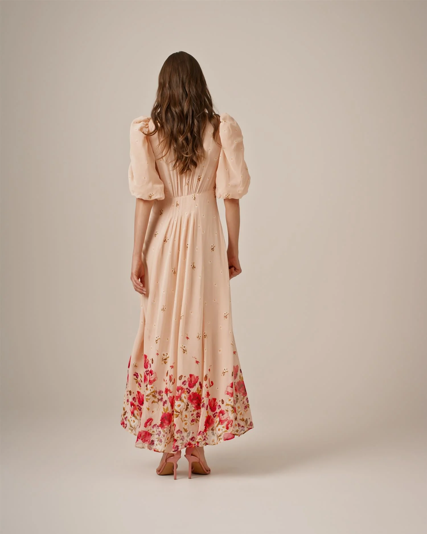 Georgette Tieband Gown Wild Flowers - Image 9