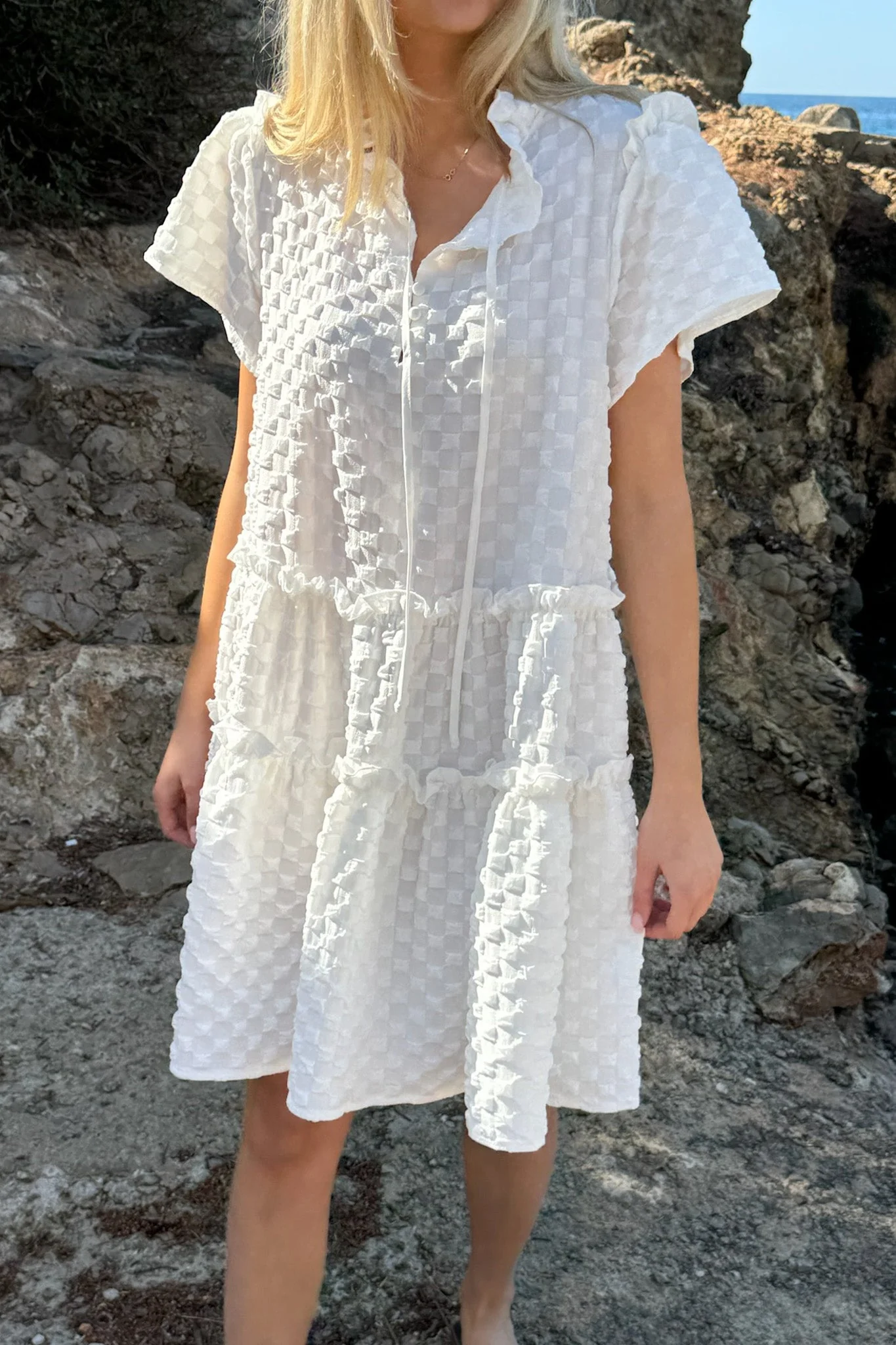 Fridaic Dress White Bubble - Image 2