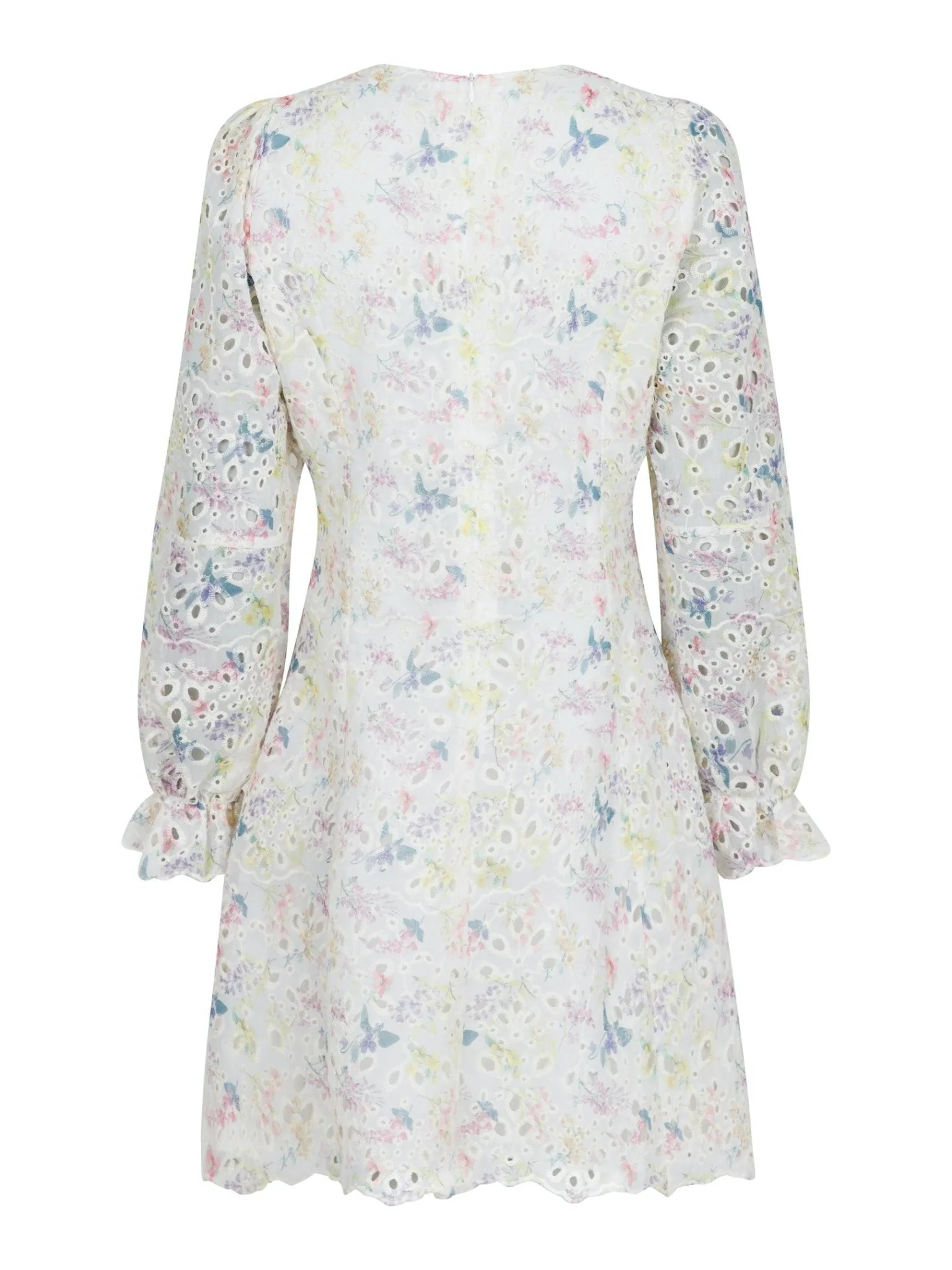 Cabana Embroidery Dress Creme - Image 6