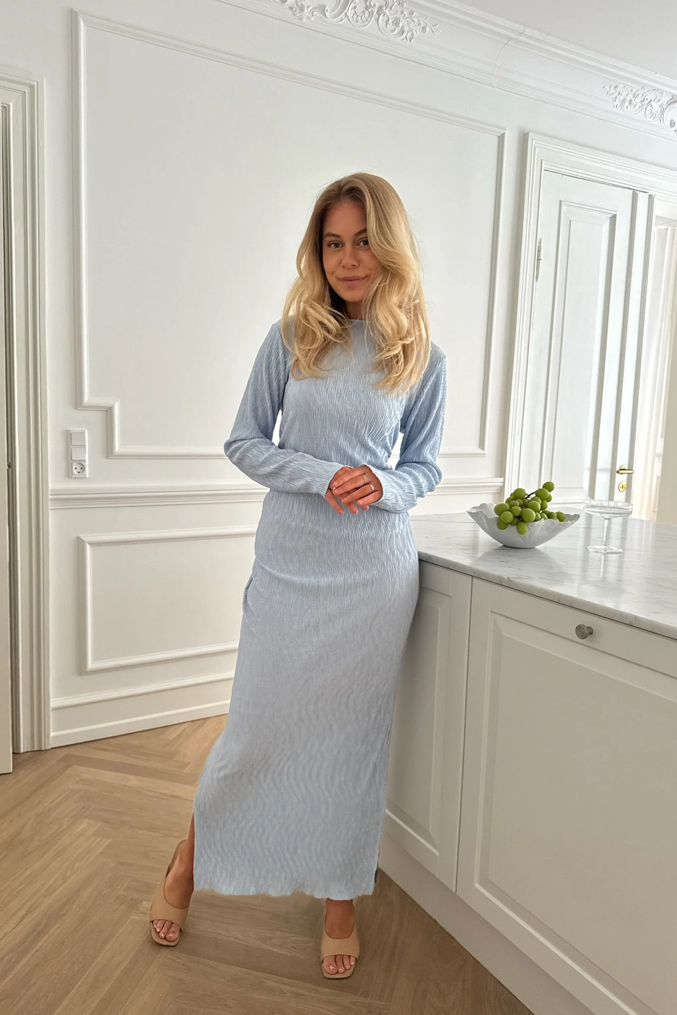 Odaic Maxi Dress Light Blue - Image 5
