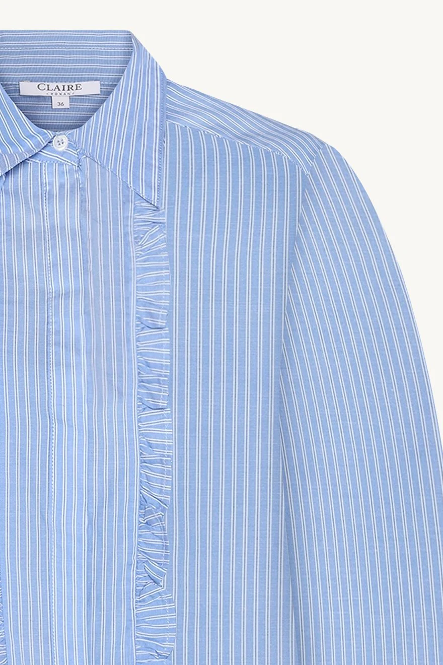 Resha Striped Shirt Serenity - Image 3