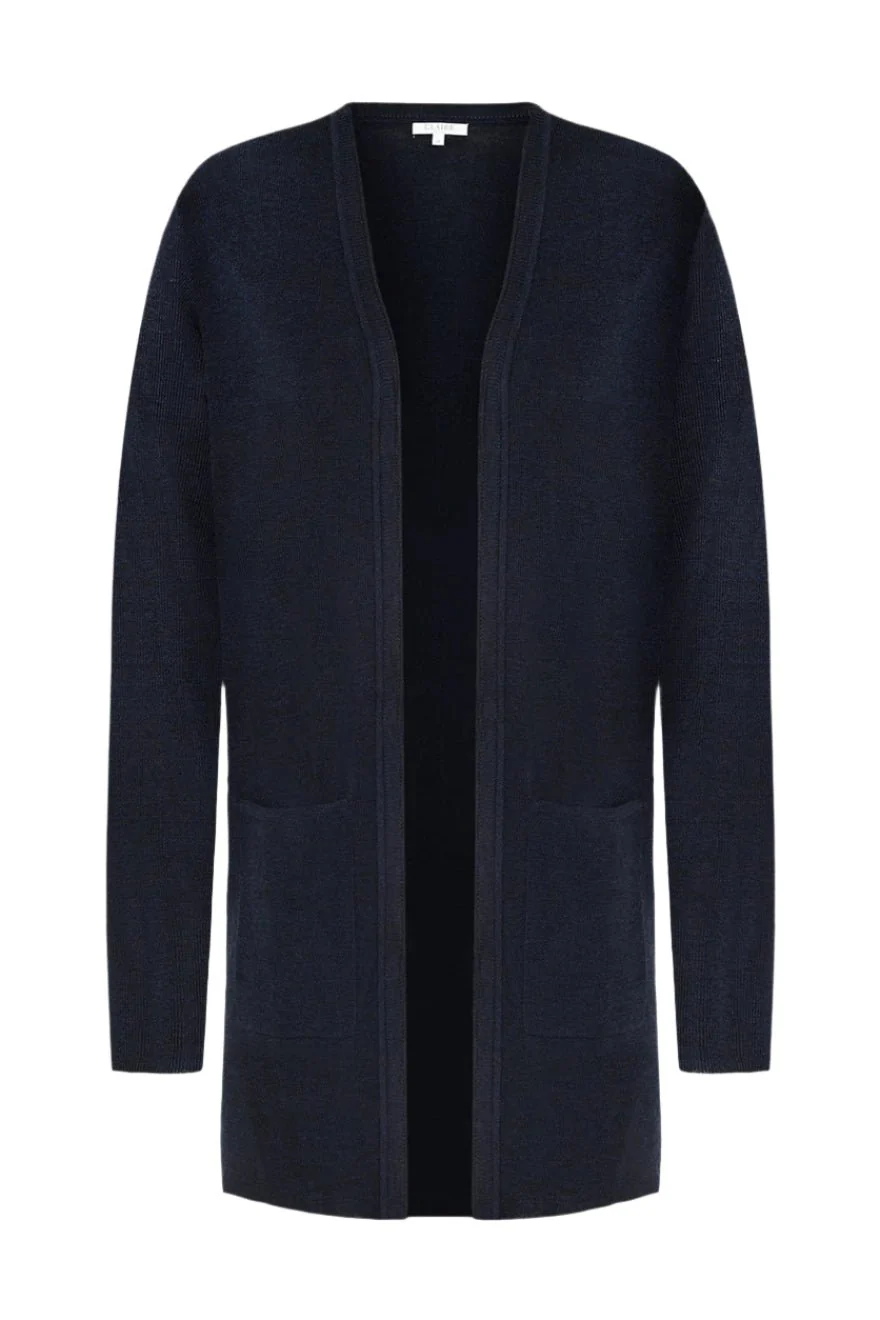 Camille Cardigan Dark Navy Melange