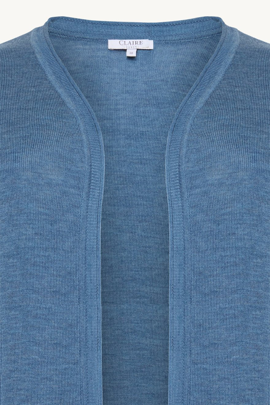 Camille Cardigan Blue Iris Melange - Image 3