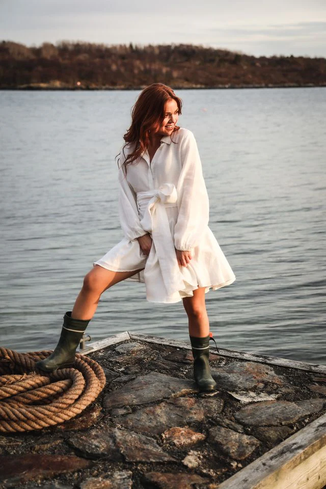 Bon Weekend Dress White - Image 10