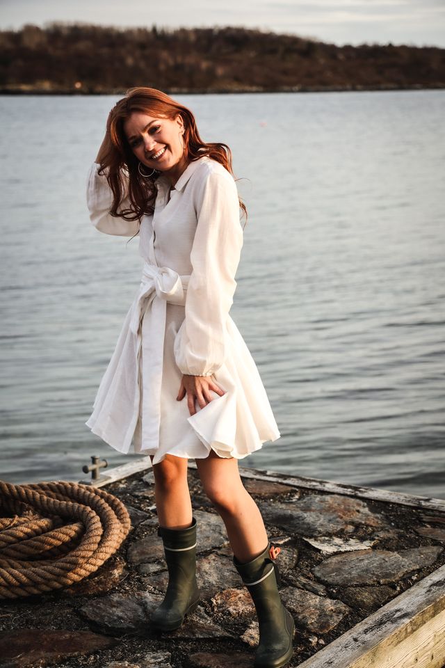 Bon Weekend Dress White - Image 13