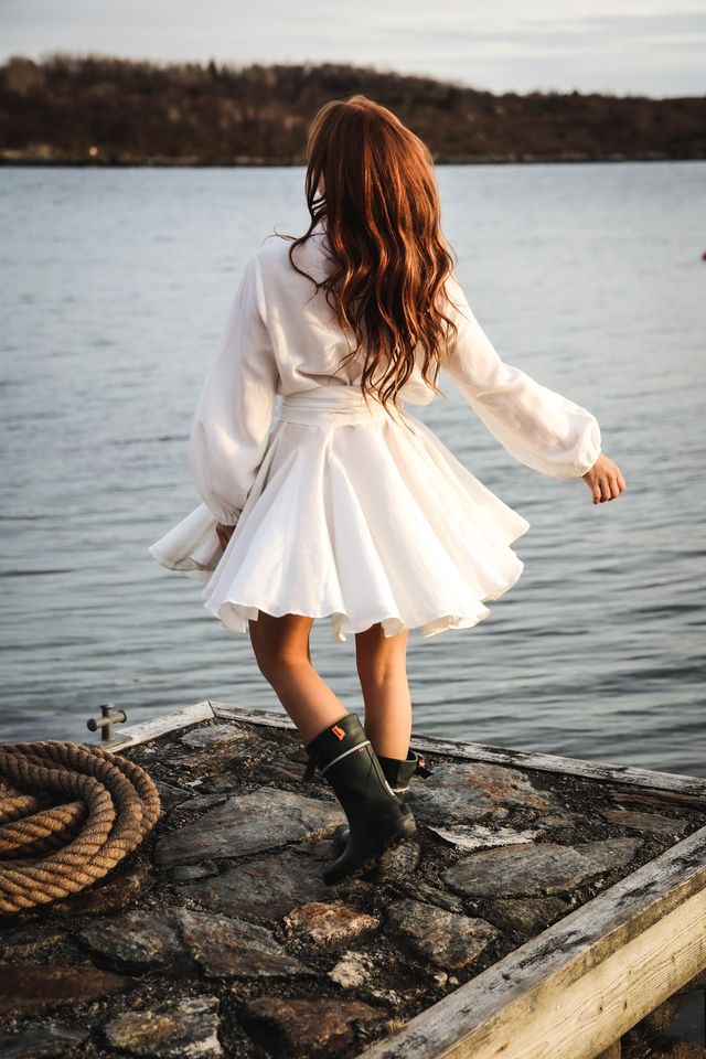 Bon Weekend Dress White - Image 8