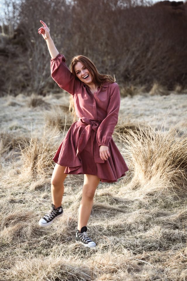 Bon Weekend Dress Rusty - Image 3