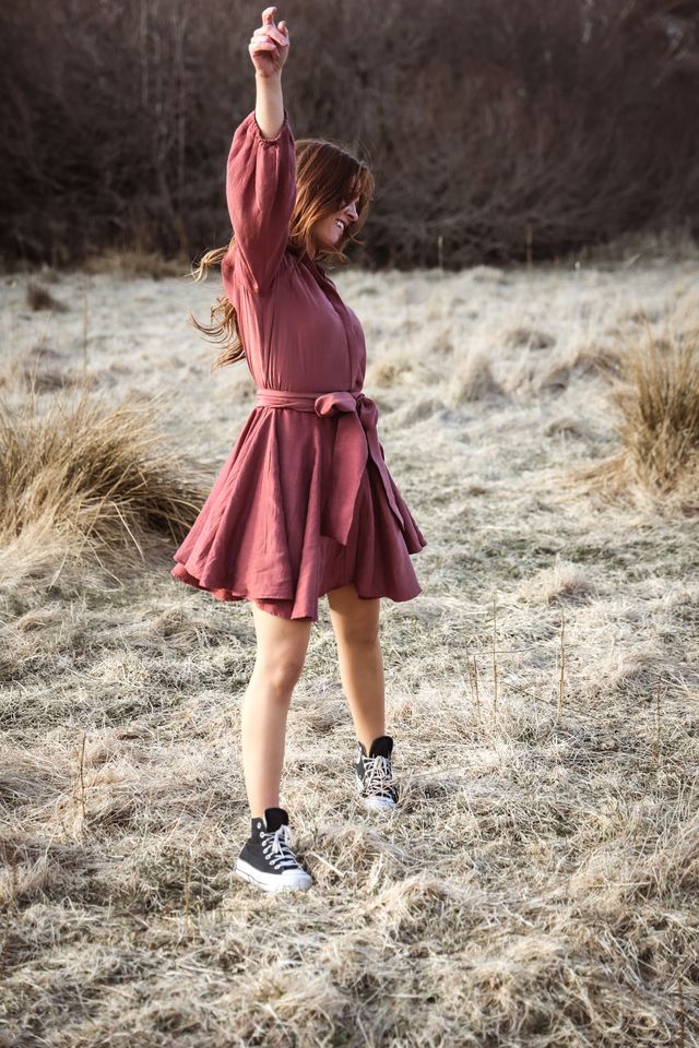 Bon Weekend Dress Rusty - Image 5