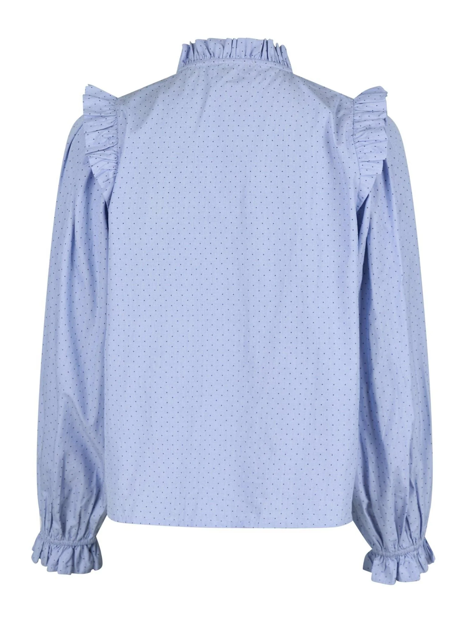 Charly Mini Dot Blouse Light Blue - Image 5