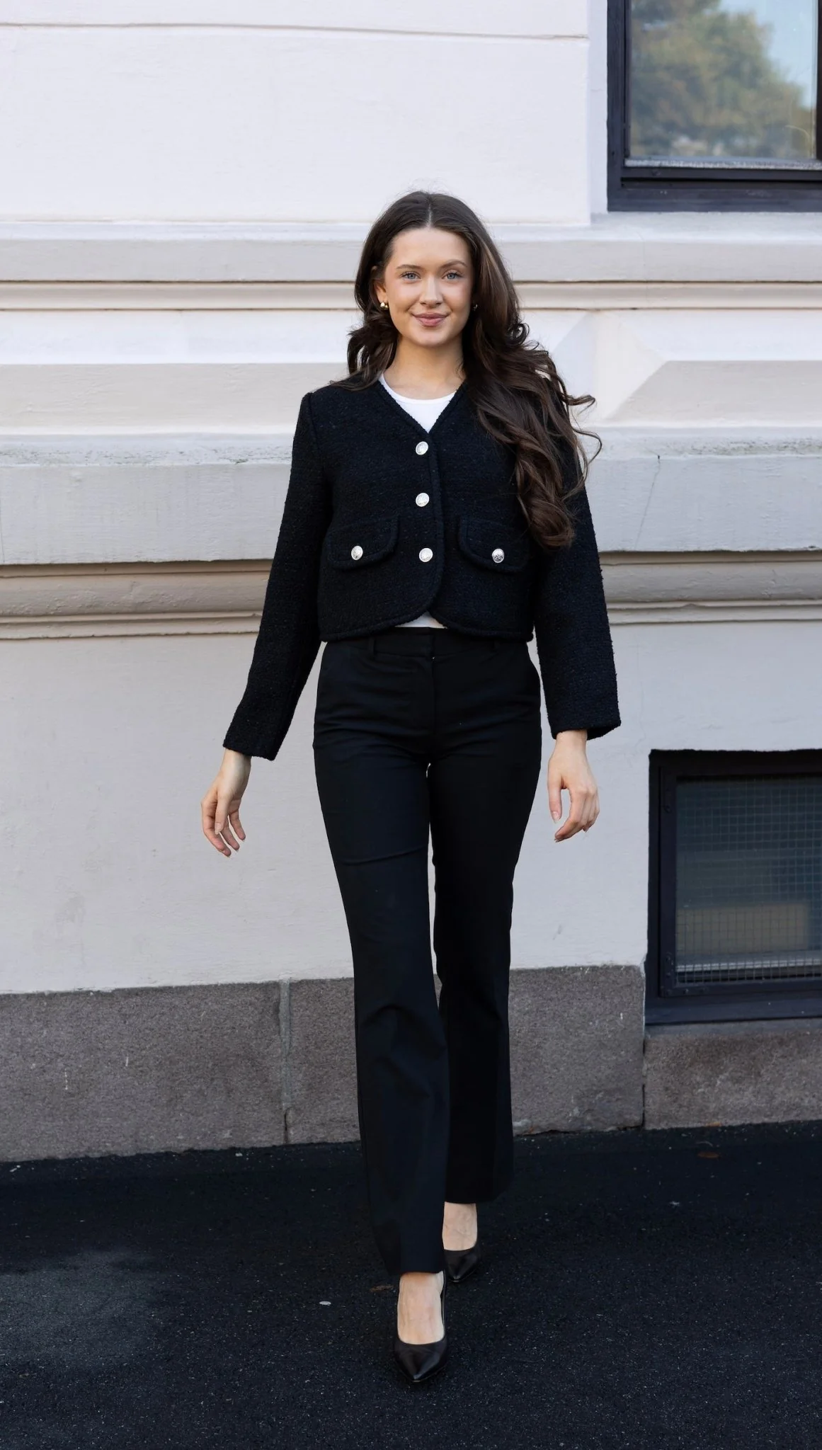 Manua Boucle Jacket Black - Image 4