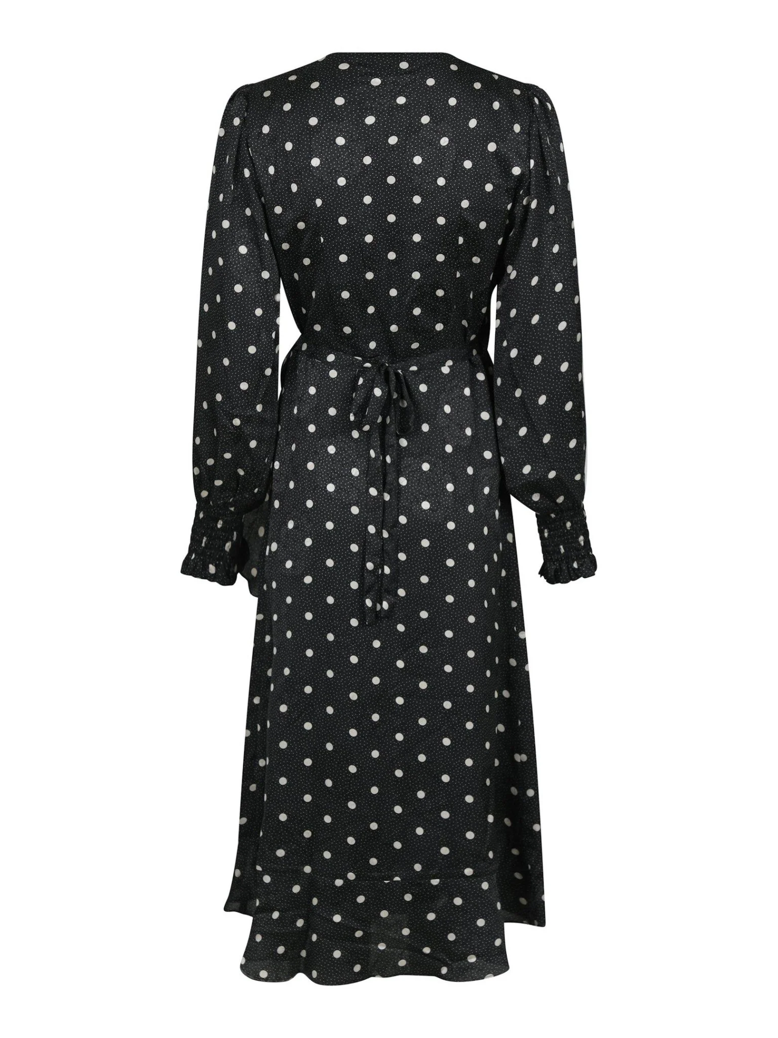 Eva Retro Dot Dress Black - Image 6