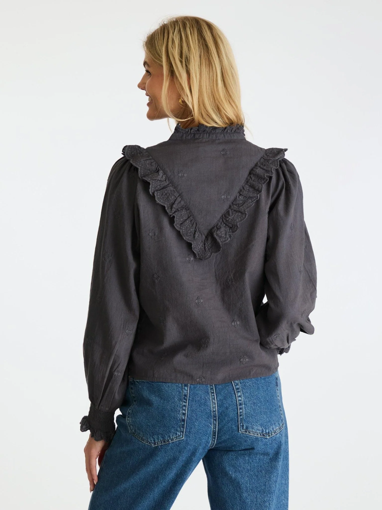 Degas Blouse Dark Grey - Image 4