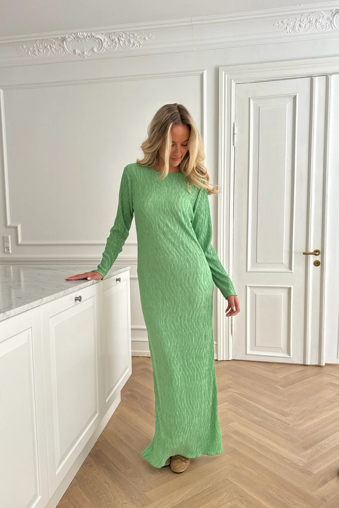 Odaic Maxi Dress Green - Image 3