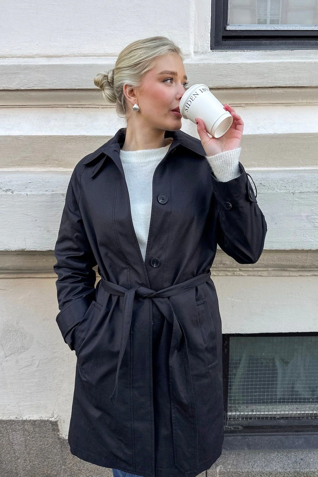 Mazie Coat Black - Image 8