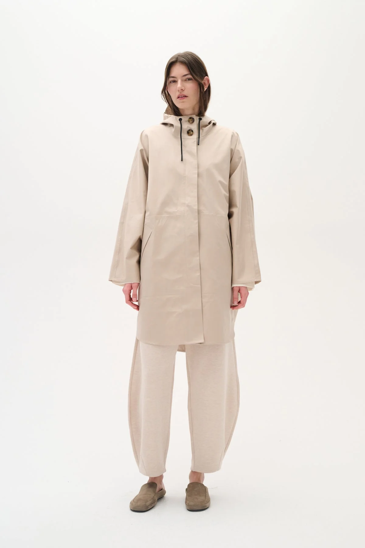 Mylah Waterproof Cape Sandstone - Image 2