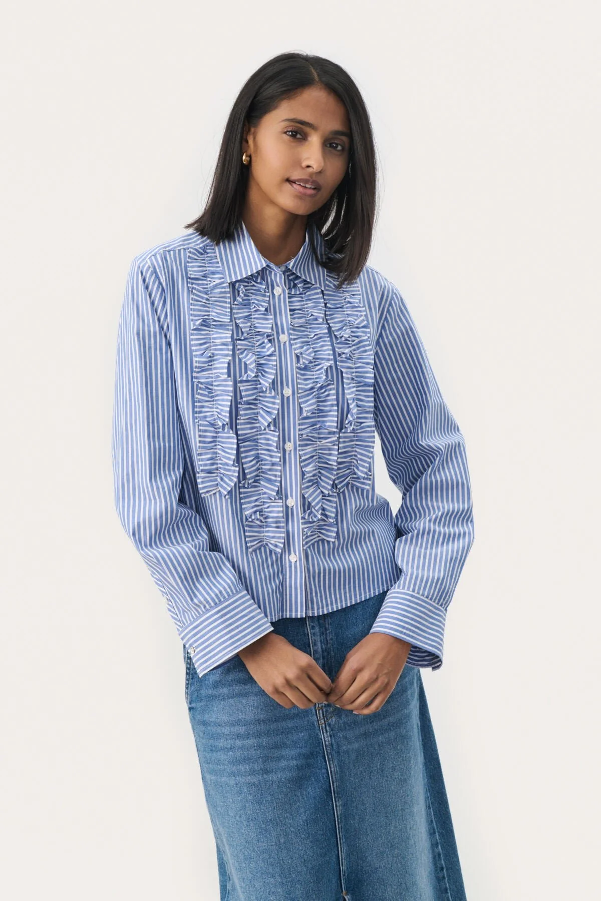 Pranverapw Shirt Amparo Blue Stripe - Image 2