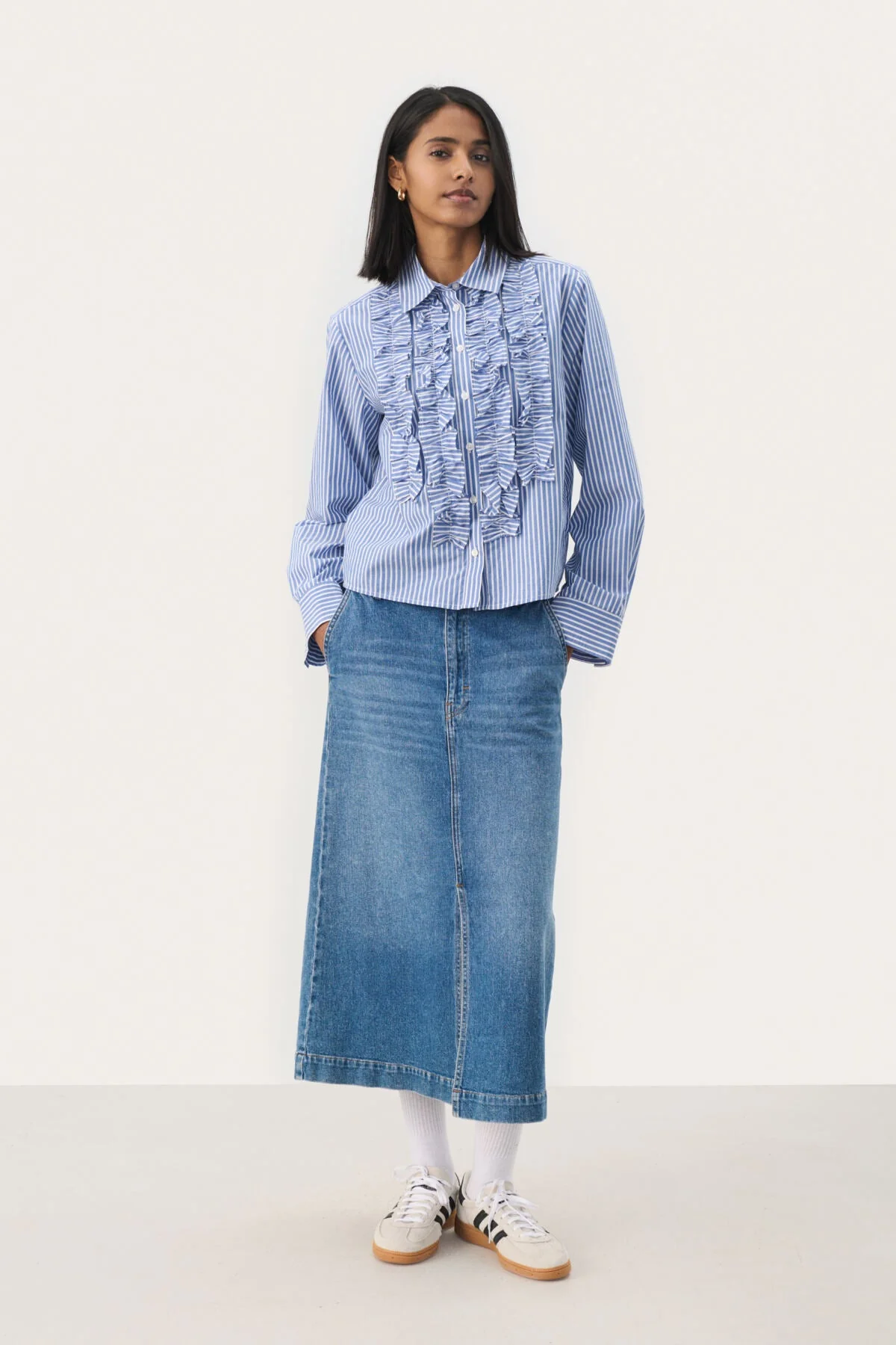 Pranverapw Shirt Amparo Blue Stripe - Image 3