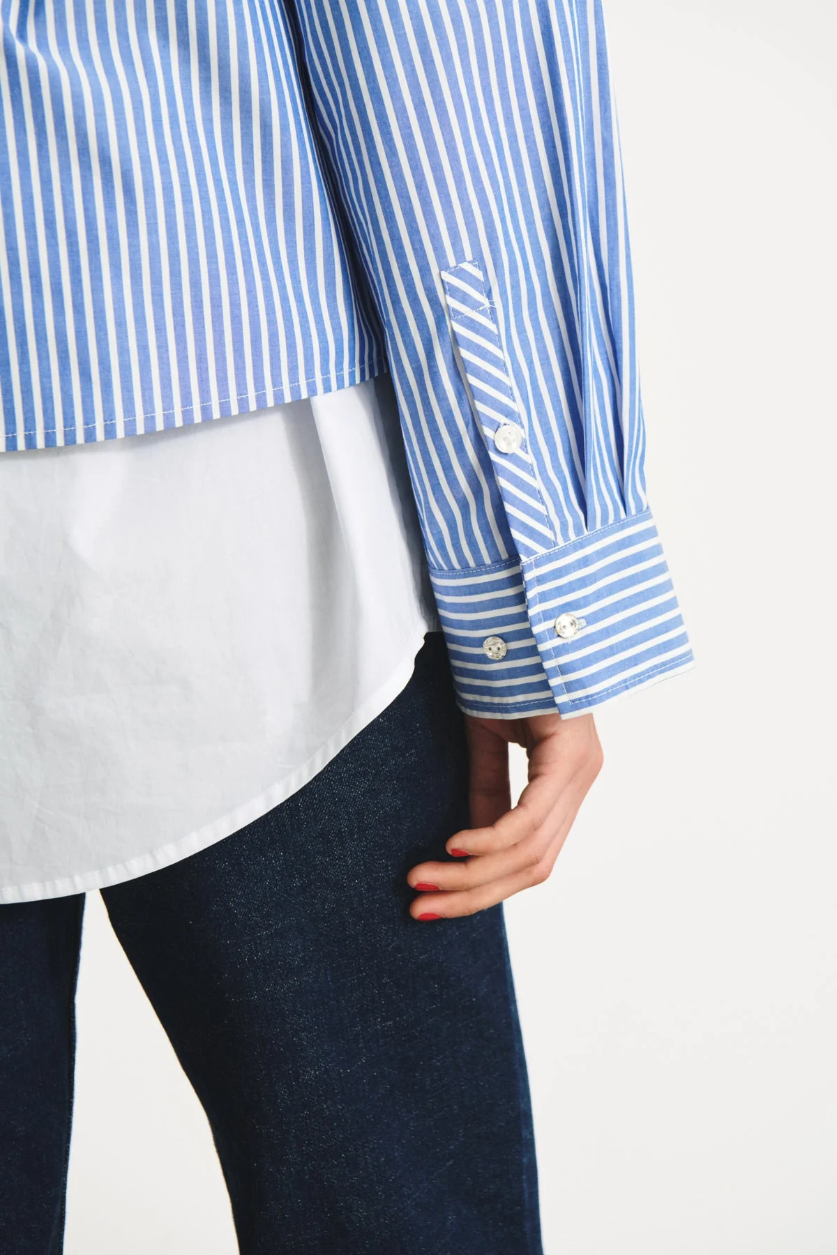 Pranverapw Shirt Amparo Blue Stripe - Image 7