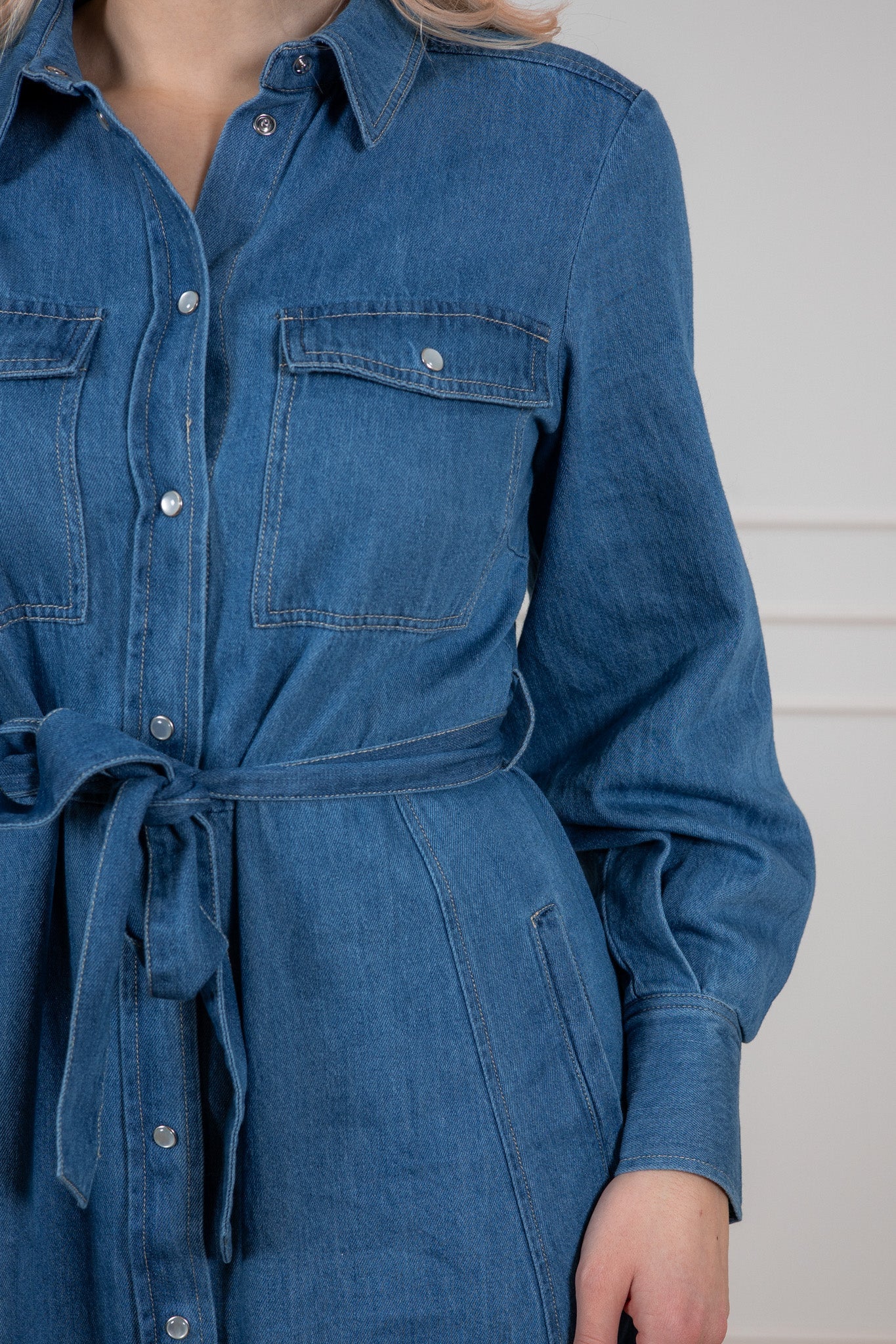 Polenkapw Dress Medium Blue Denim - Image 5
