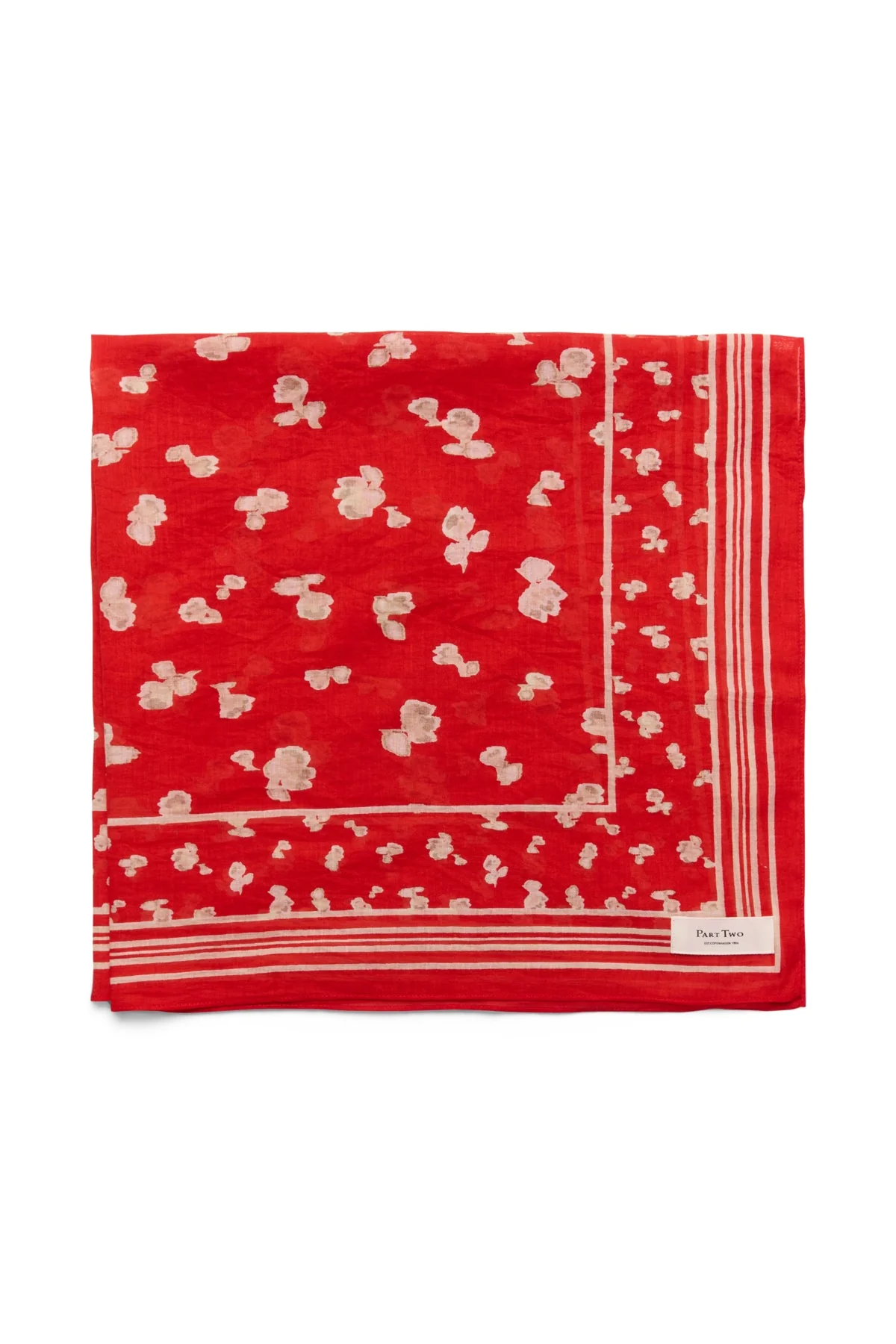 Phipw Scarf Red Mars Blurred Flower - Image 4