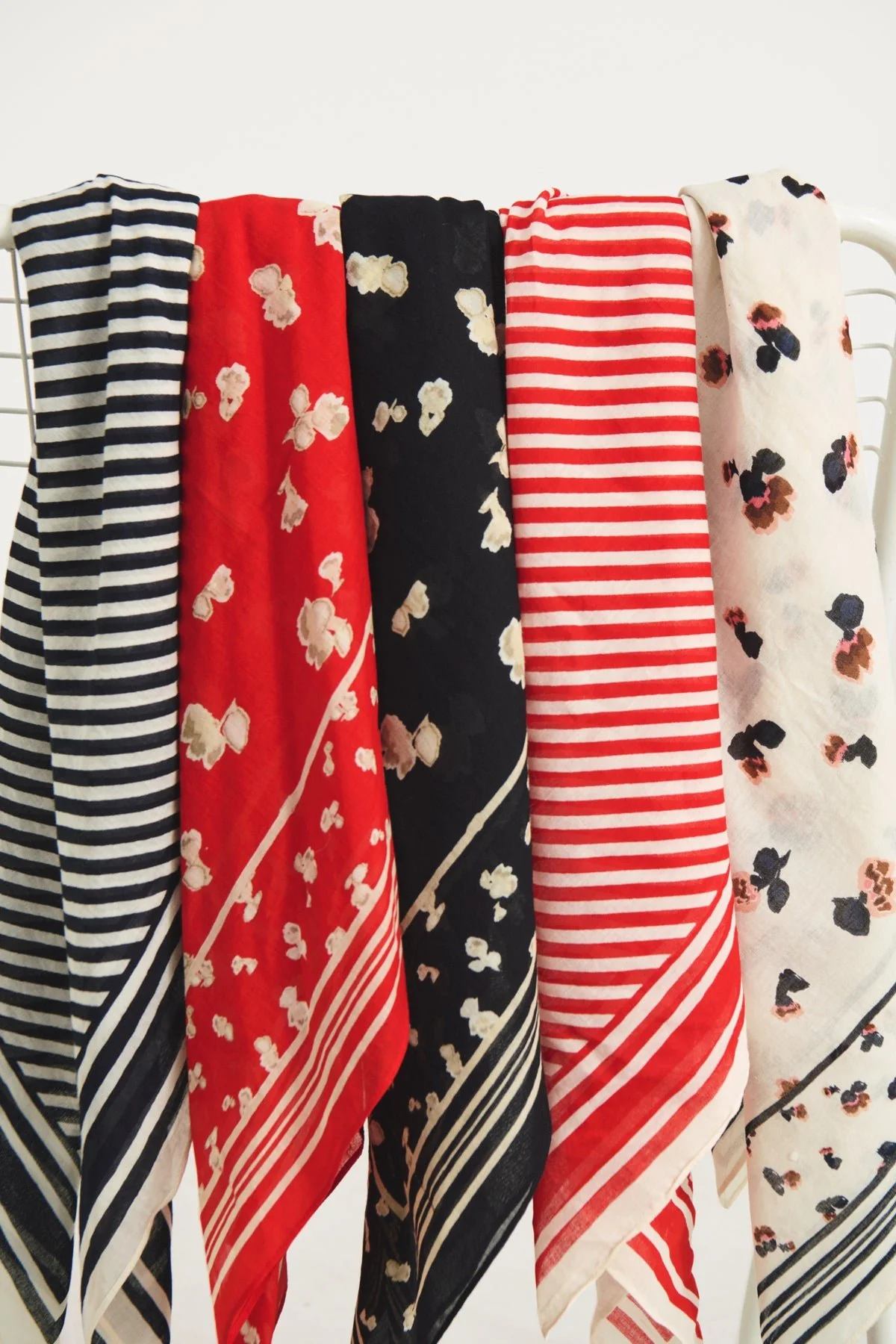 Phipw Scarf Red Mars Blurred Flower - Image 6