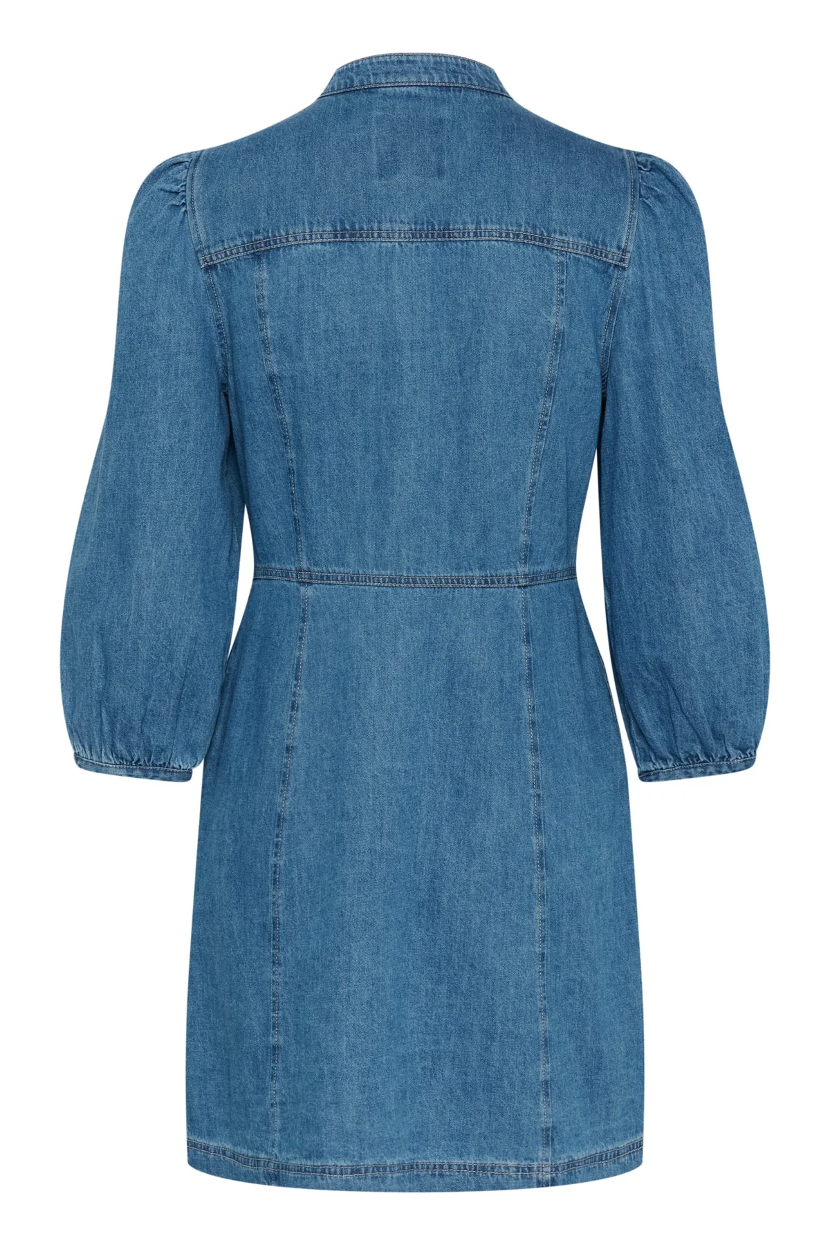 Polla Dress Medium Blue Denim - Image 8