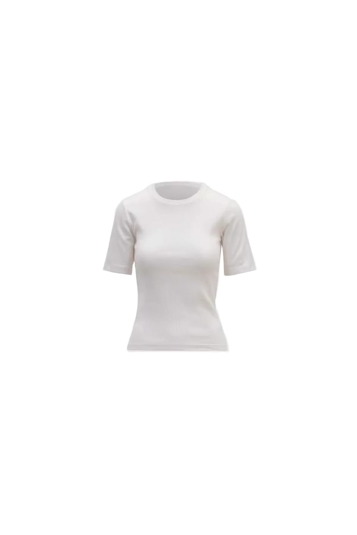Pippa Rib Tee Ecru - Image 2