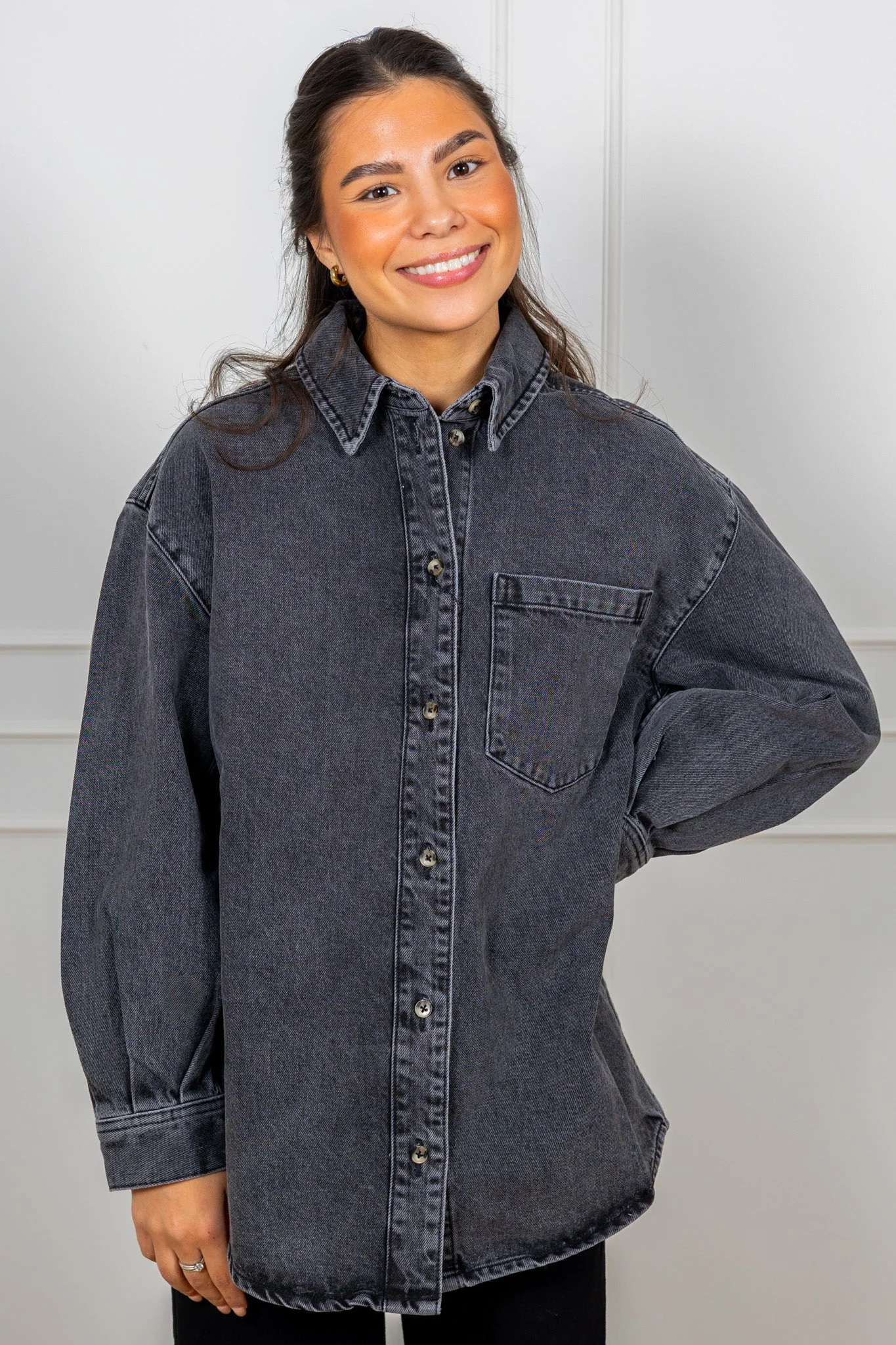Alex Shirt Grey - Image 3