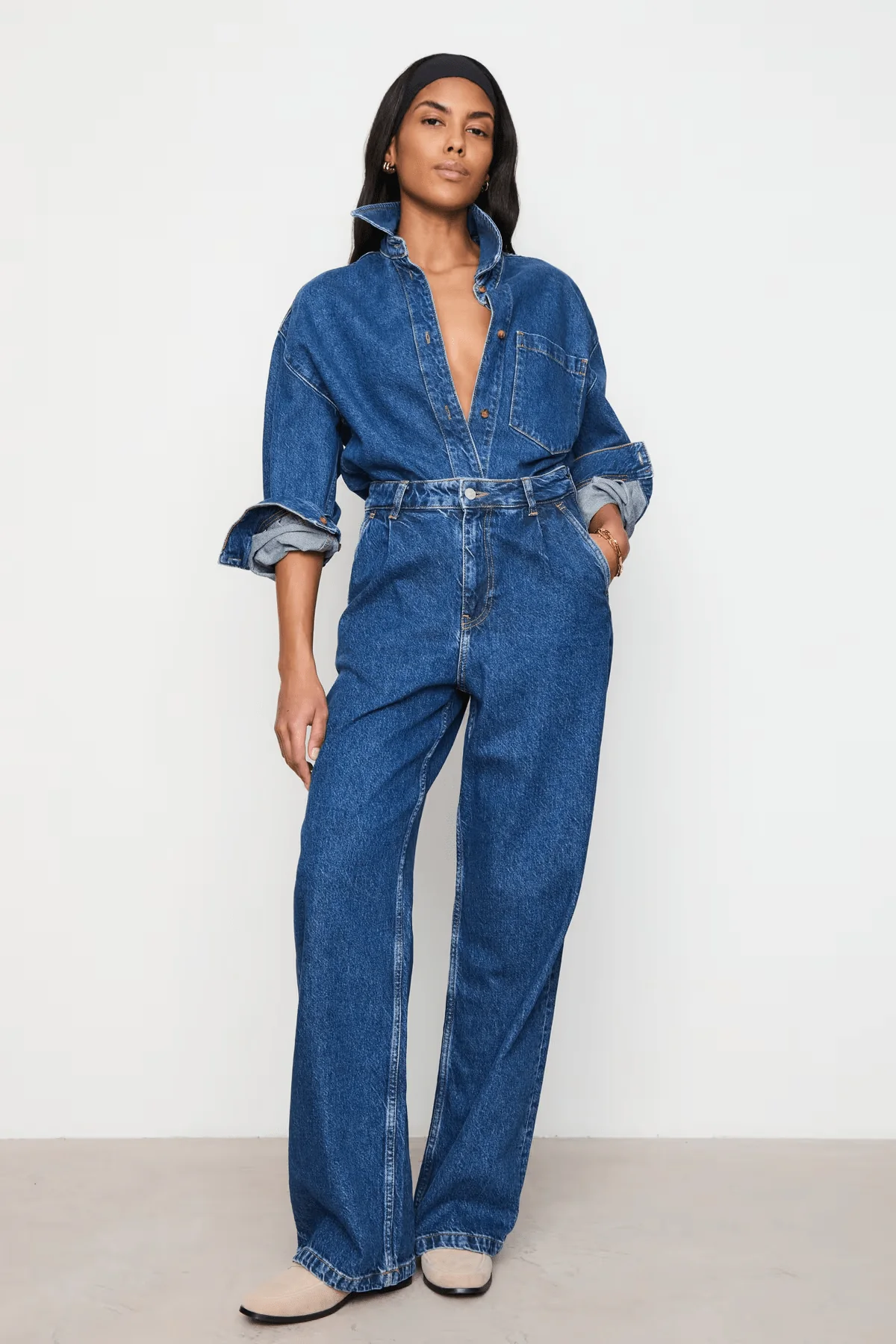 Joshua Jeans Washed Dark Blue