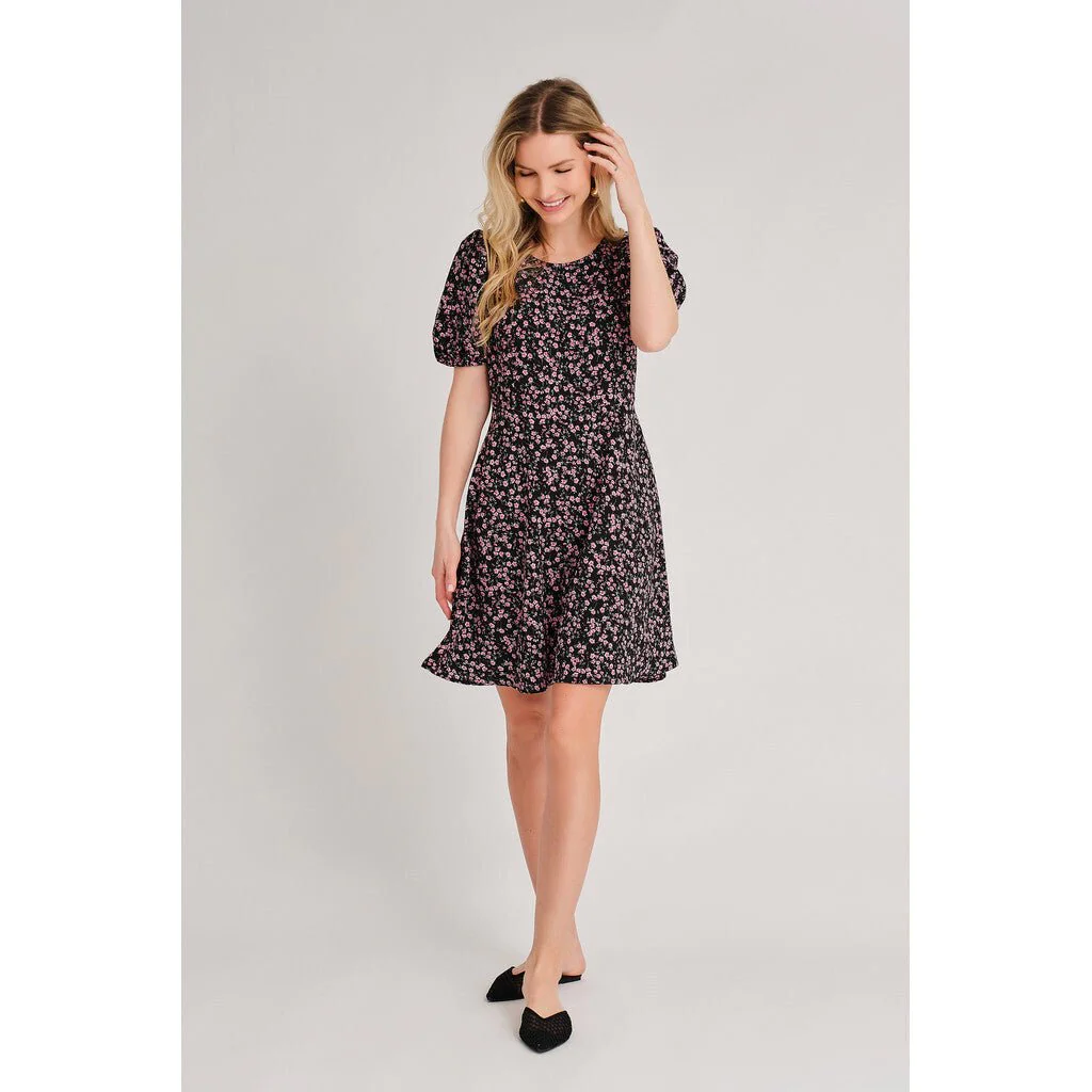 Gino Dress Black/Pink - Image 2