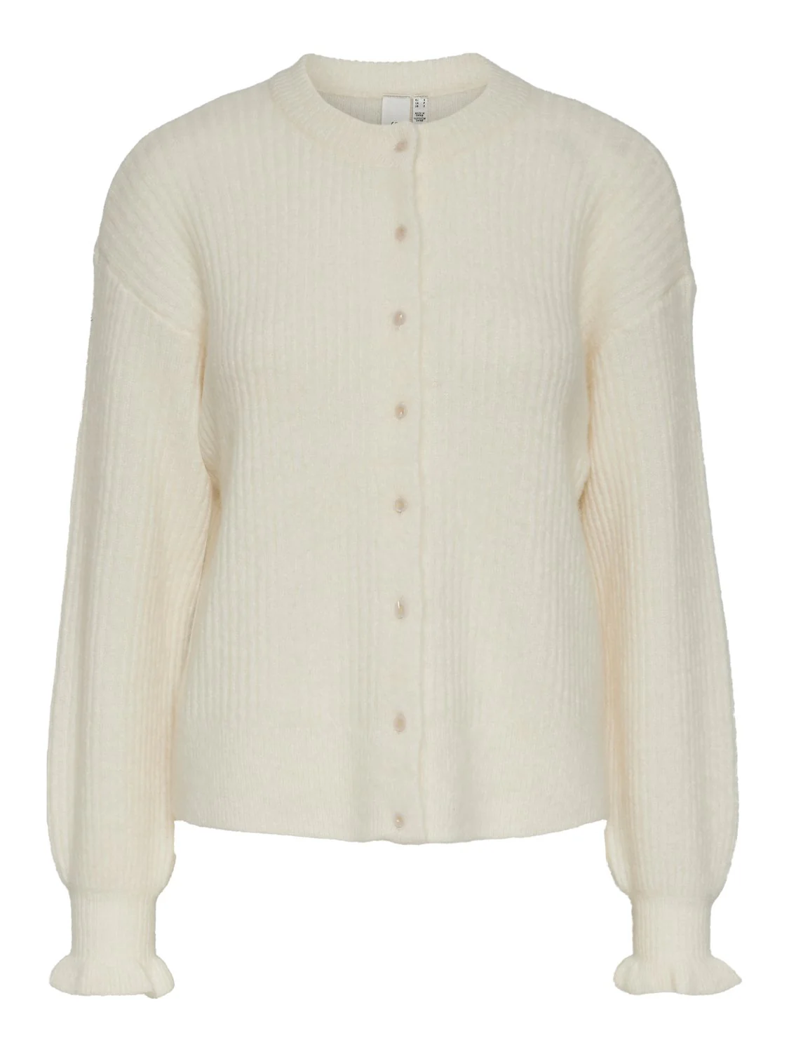 Yascuddie Ls Knit Cardigan Birch - Image 2
