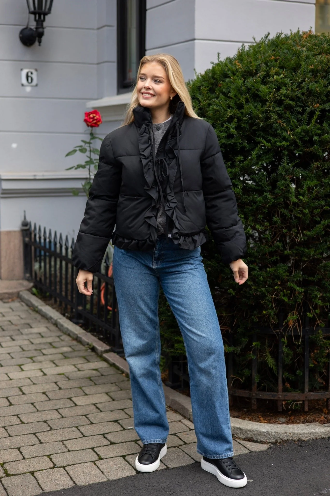 Yasmalino Padded Jacket New Black - Image 6