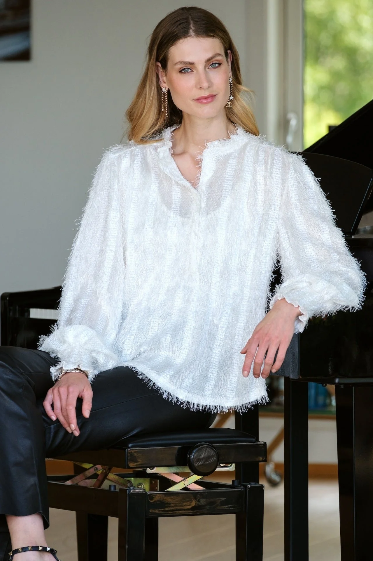 Erle Blouse Offwhite - Image 7