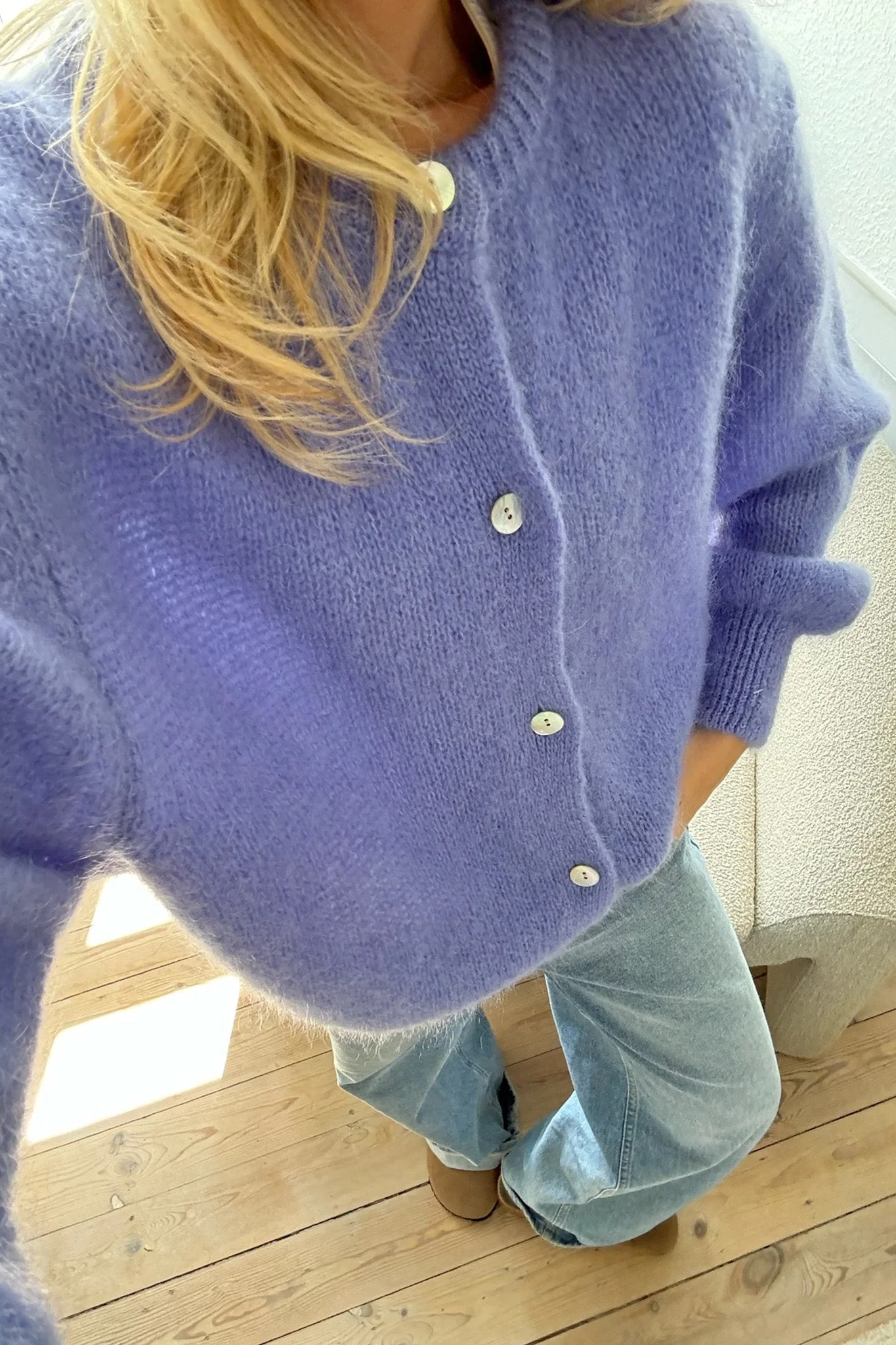 Ida Cardigan Violet - Image 4