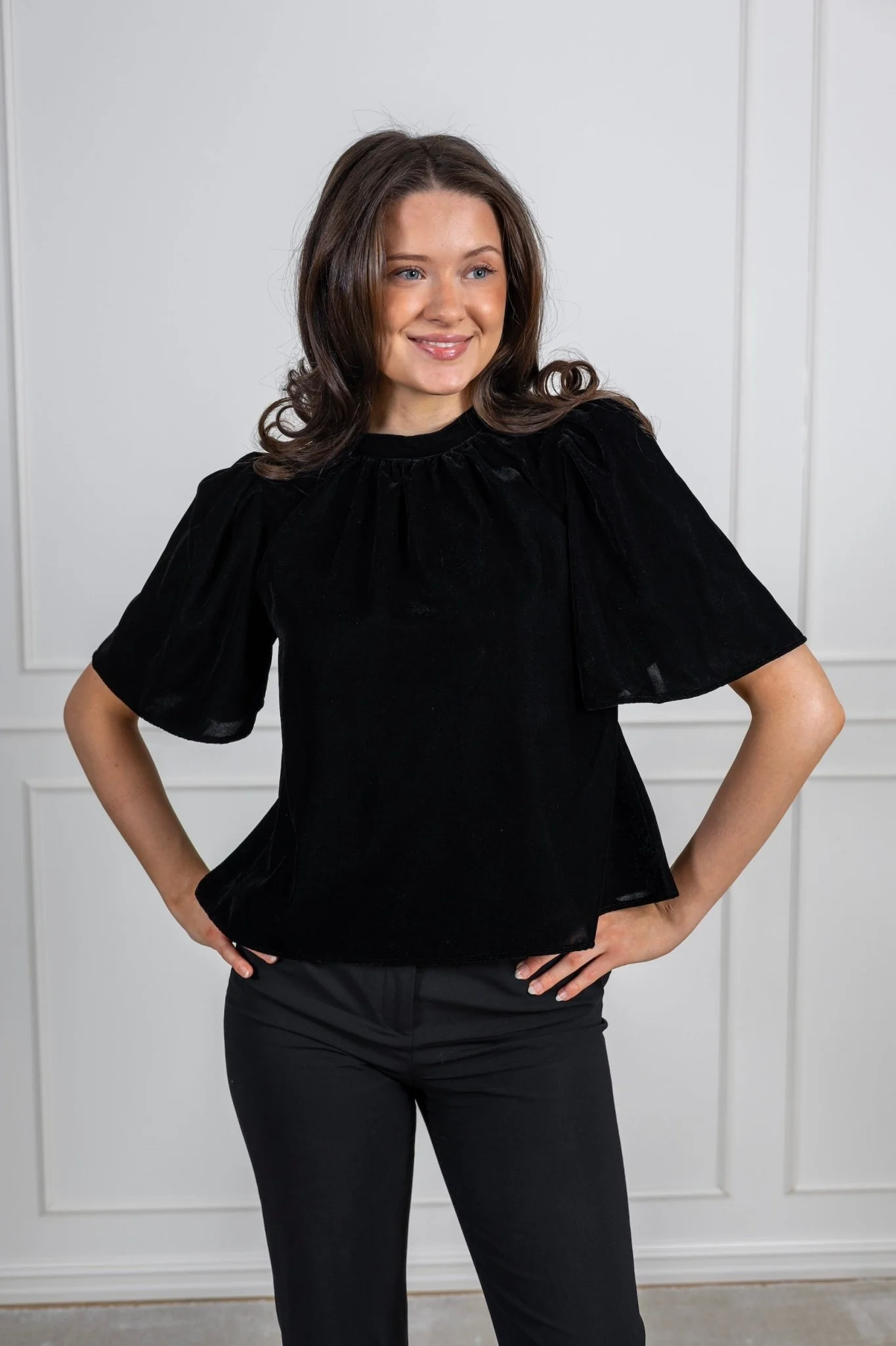 Lulu Top Velvet Black - Image 4