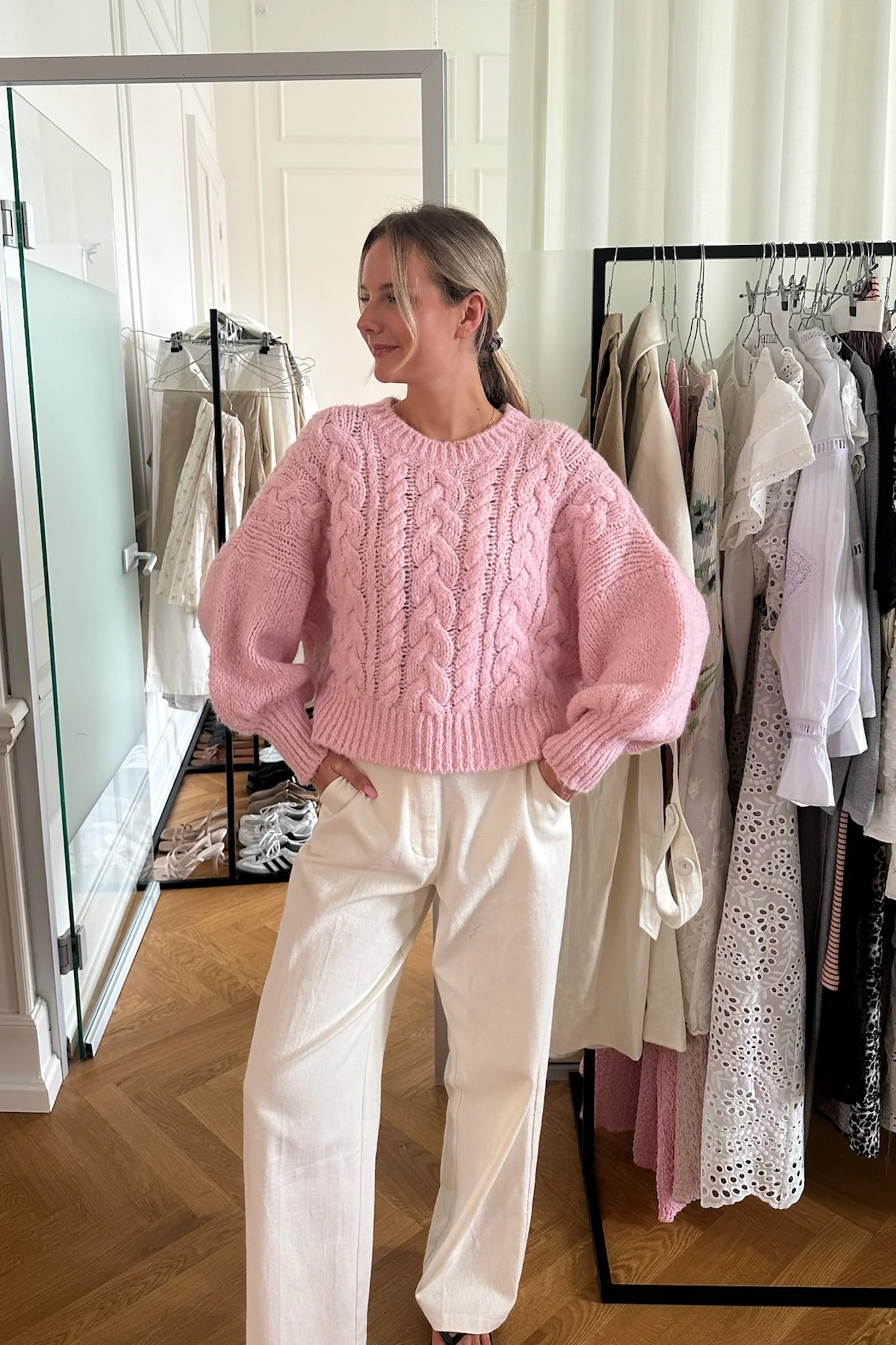 Nora Sweater Light Pink - Image 7