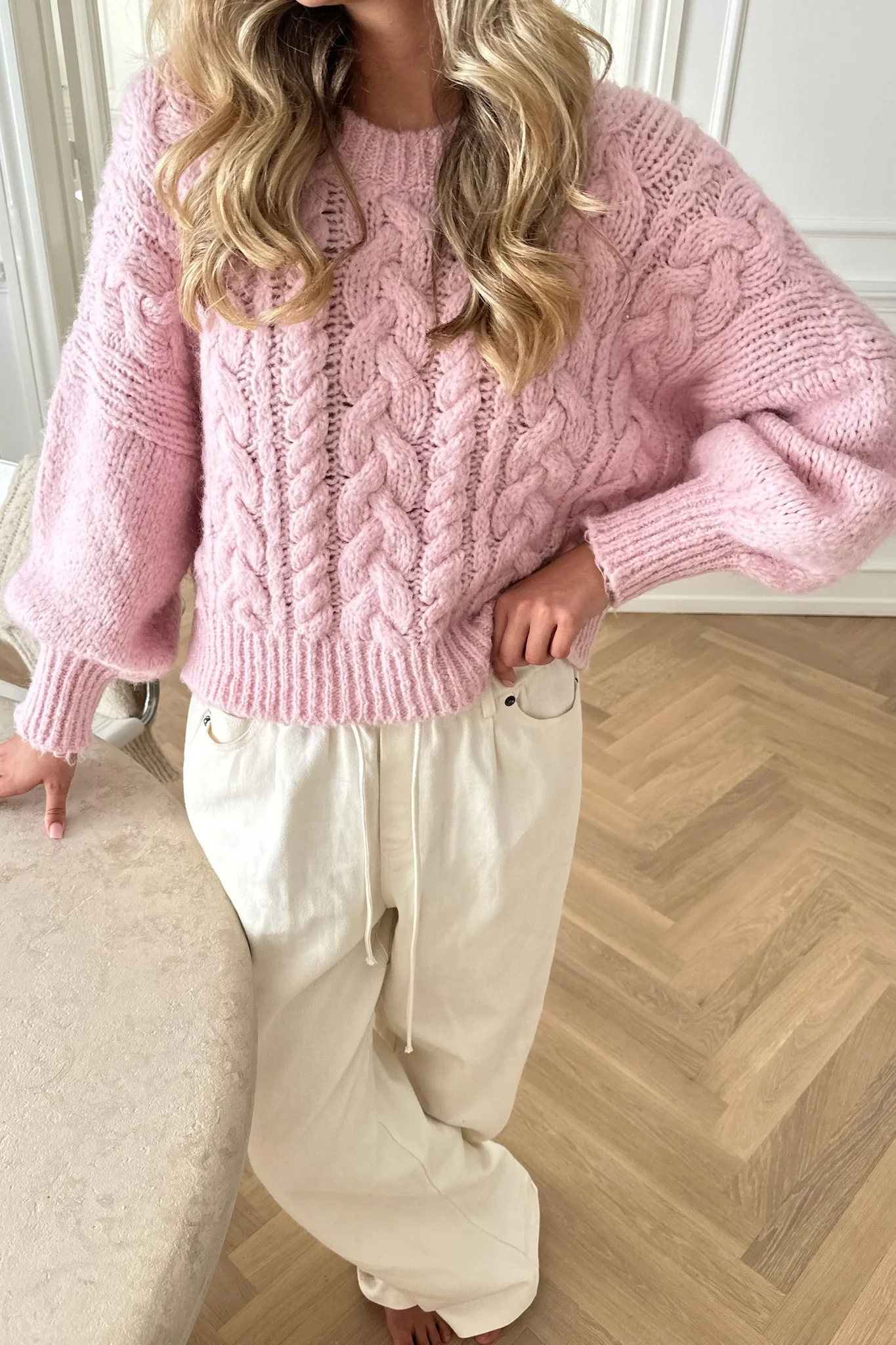 Nora Sweater Light Pink - Image 8