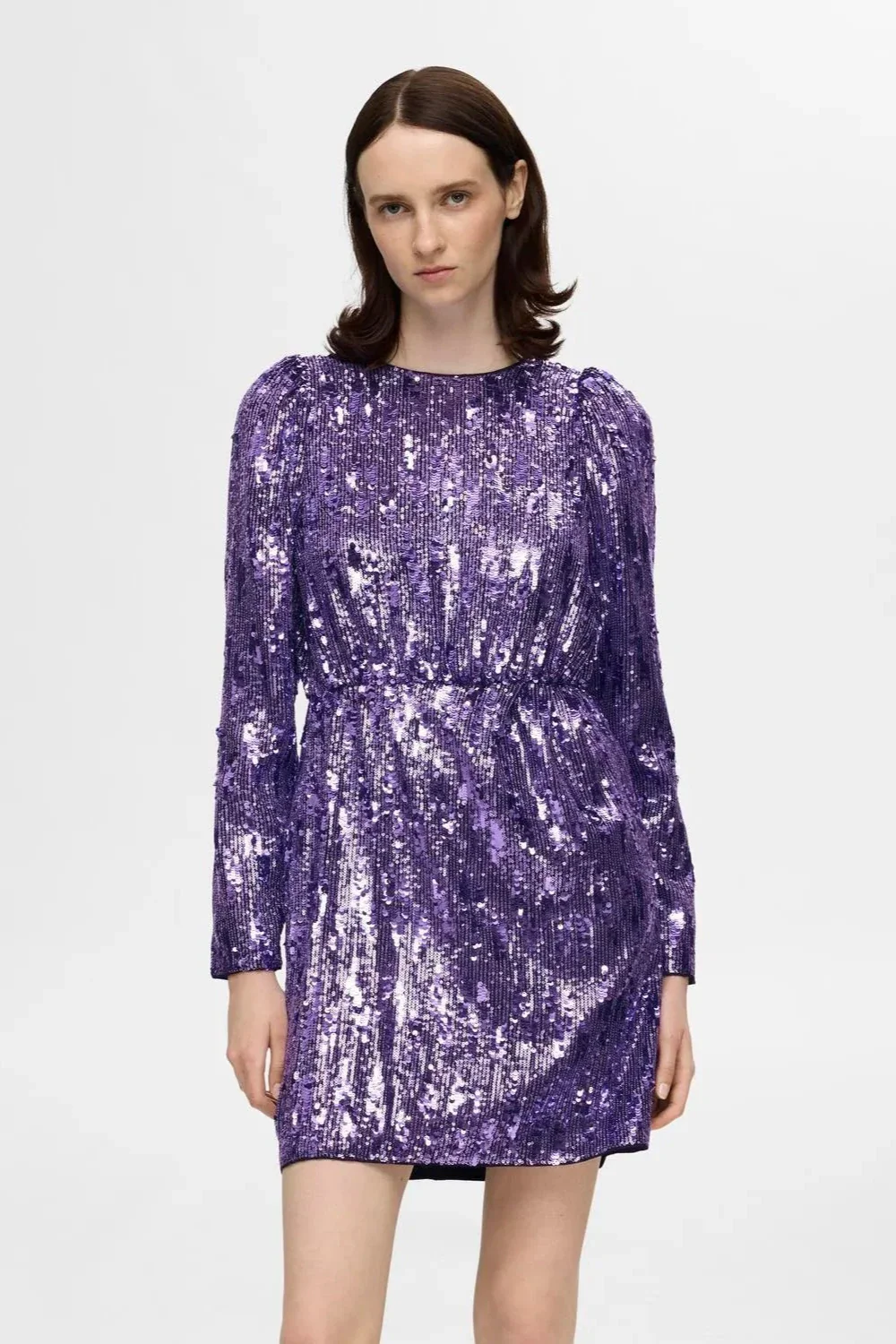 Ari-Colyn Ls Short Sequins Dress Liberty - Image 7
