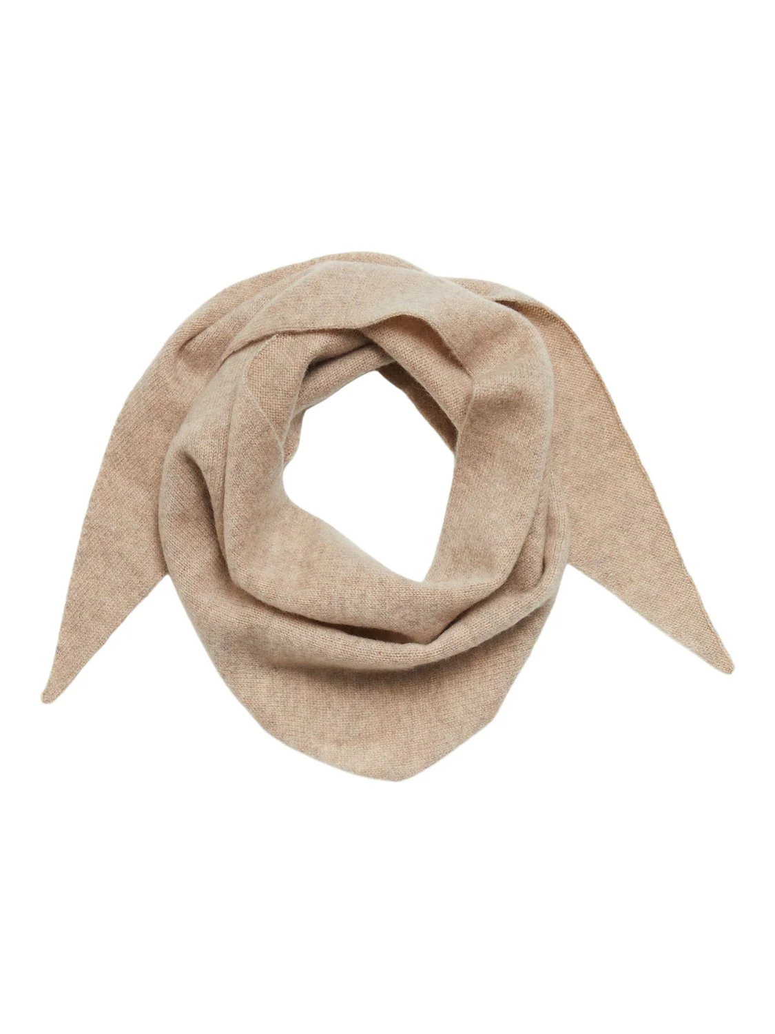 Maria Narrow Cashmere Scarf Irish Cream - Image 2